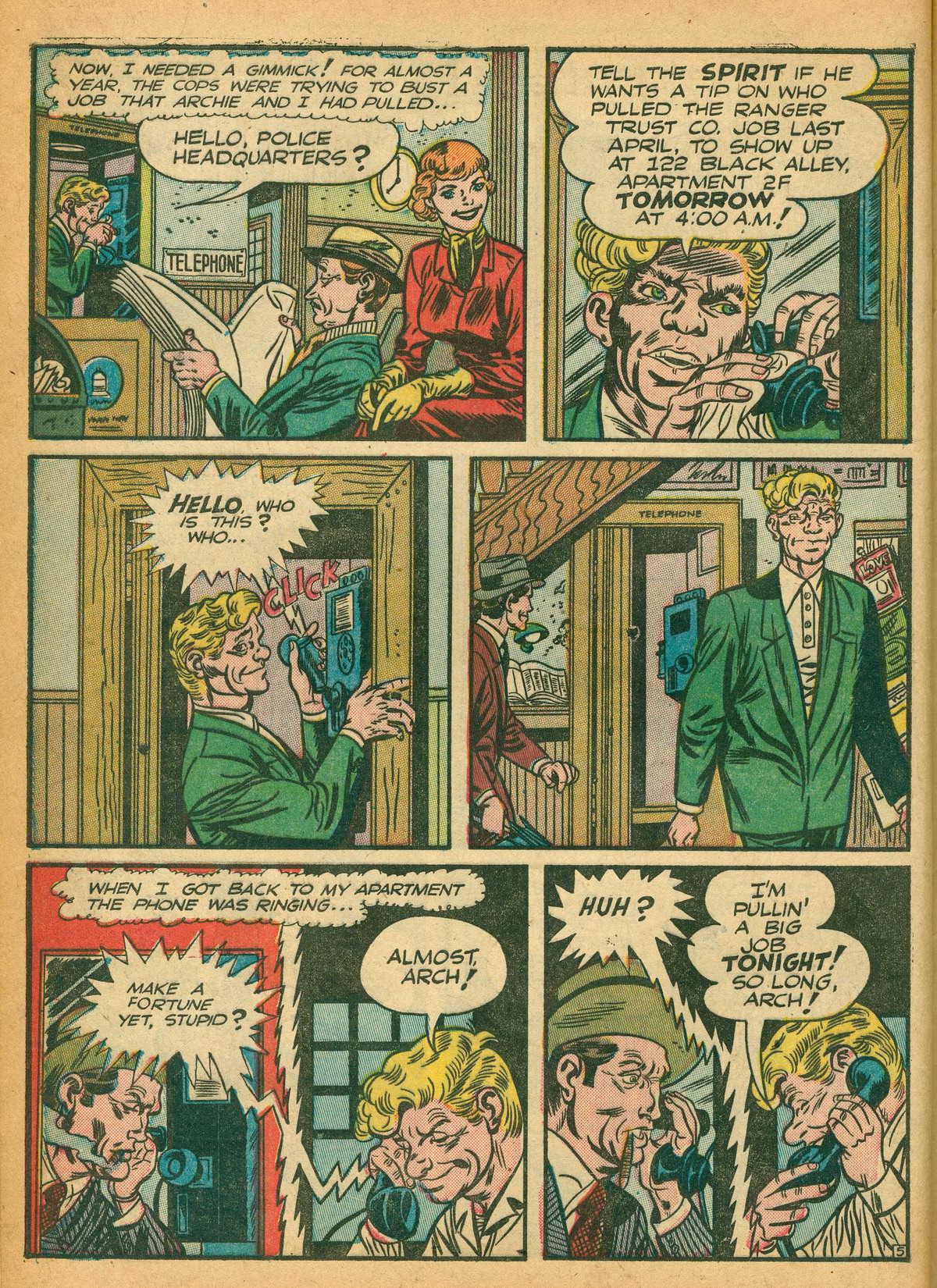 Read online The Spirit (1952) comic -  Issue #3 - 8