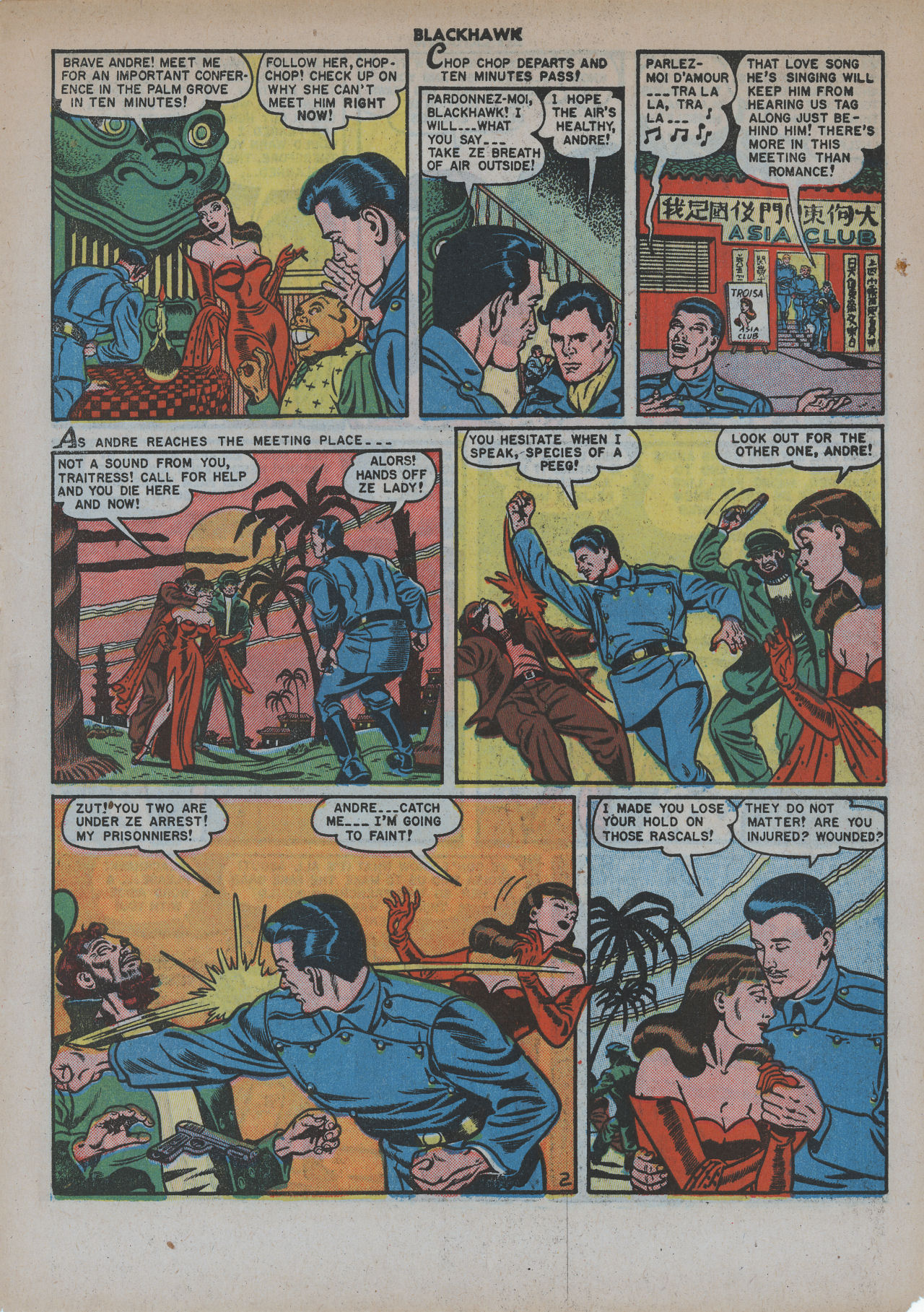 Read online Blackhawk (1957) comic -  Issue #39 - 43