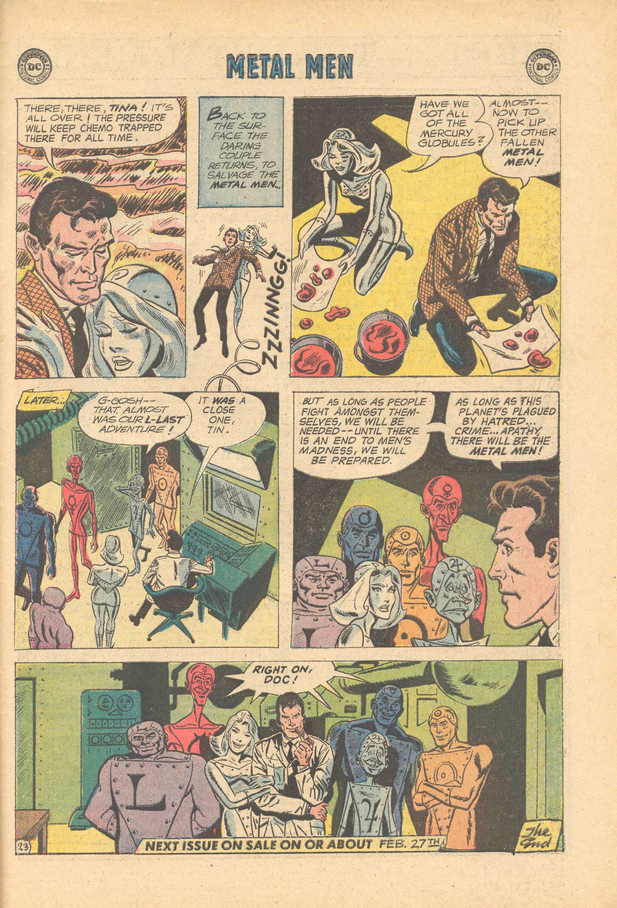 Read online Metal Men (1963) comic -  Issue #42 - 31