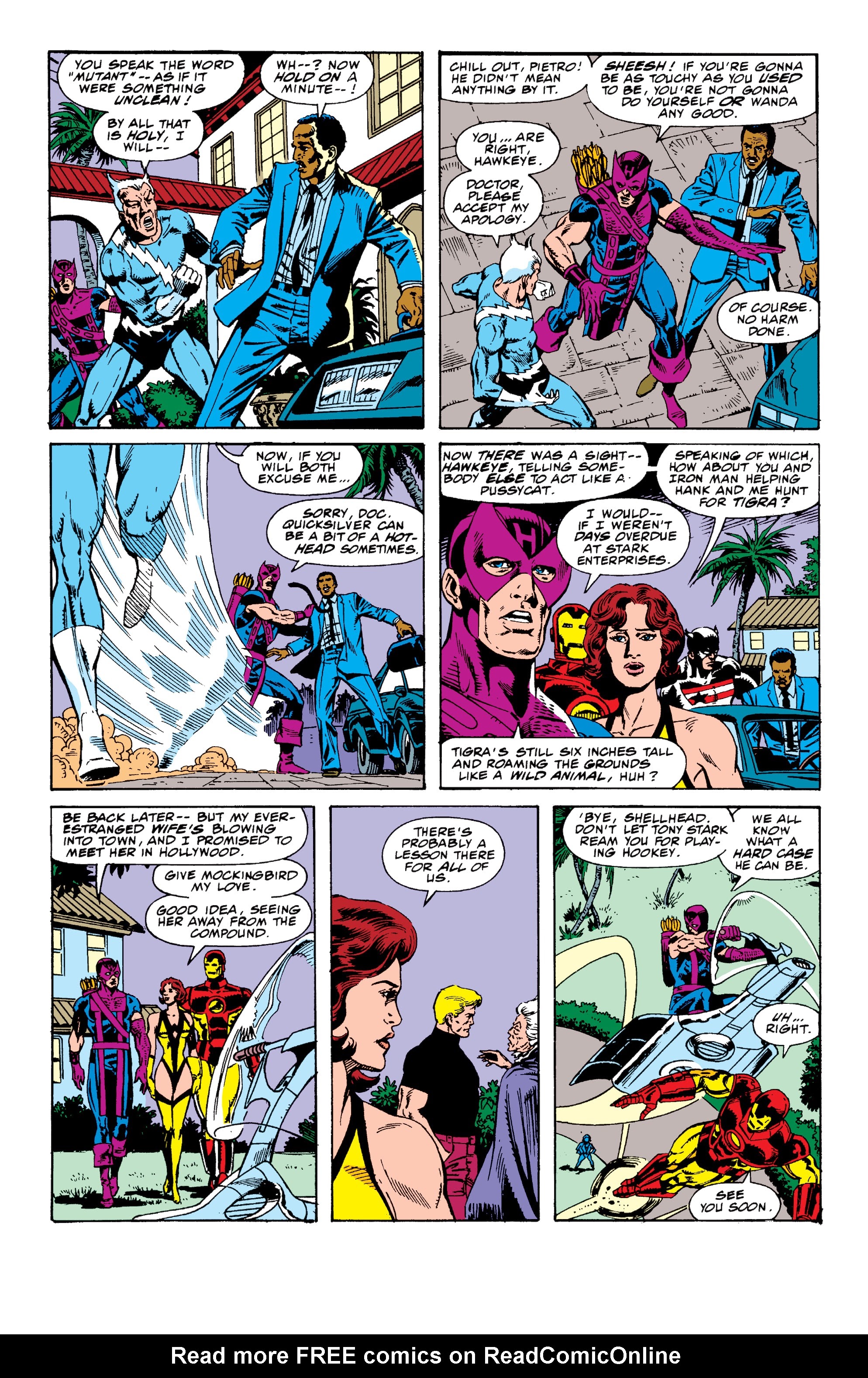 Read online Avengers West Coast Epic Collection: How The West Was Won comic -  Issue #Avengers West Coast Epic Collection Darker Than Scarlet (Part 4) - 90