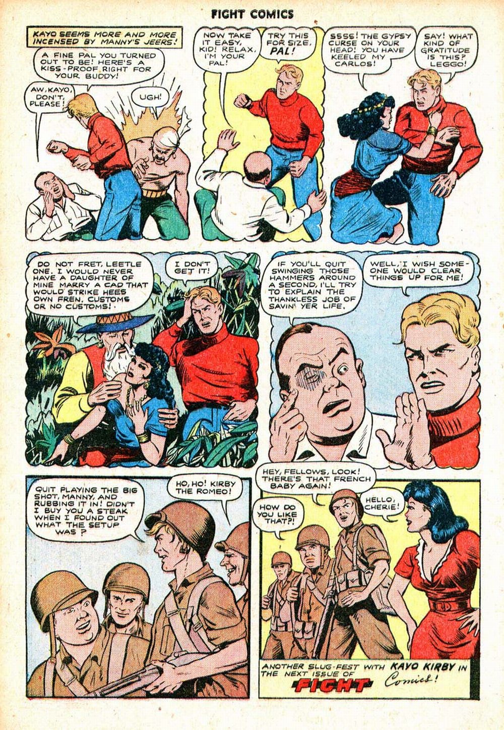 Read online Fight Comics comic -  Issue #36 - 40