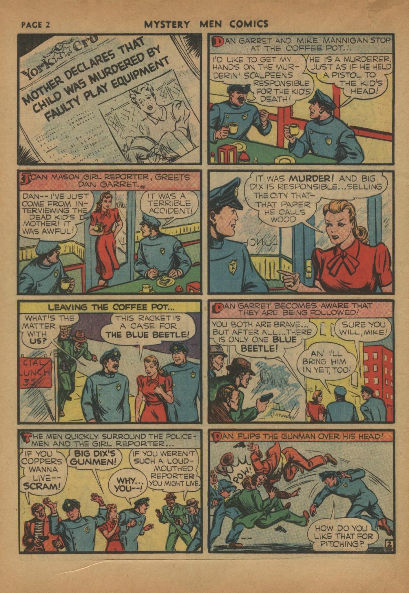 Read online Mystery Men Comics comic -  Issue #16 - 4