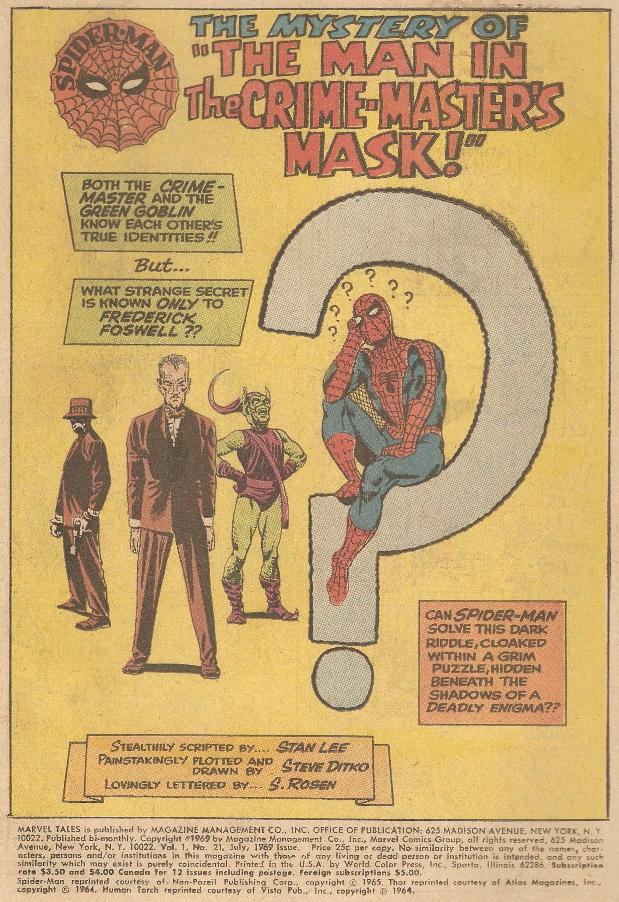 Read online Marvel Tales (1964) comic -  Issue #21 - 3