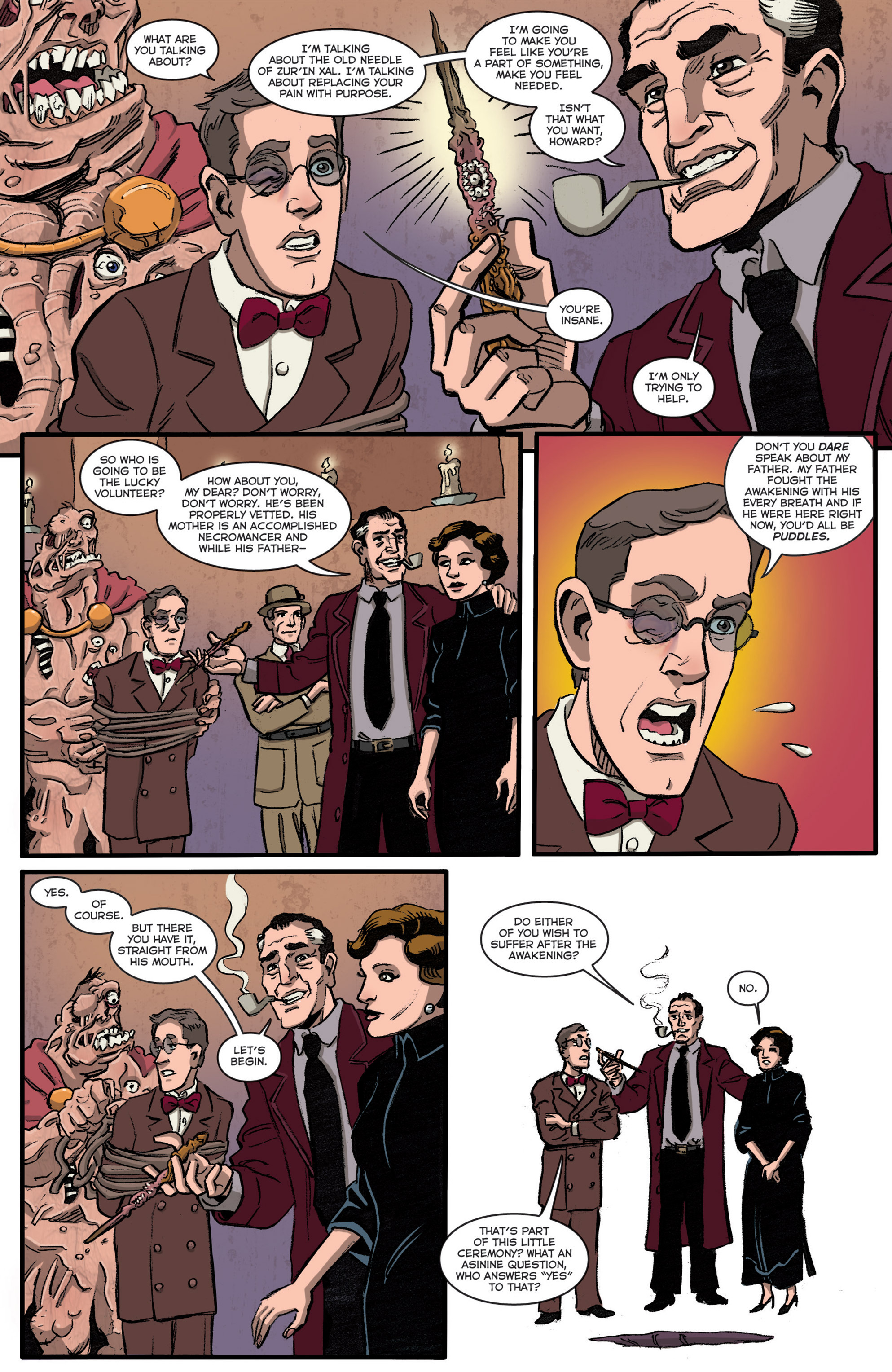 Read online Herald: Lovecraft and Tesla comic -  Issue #9 - 14