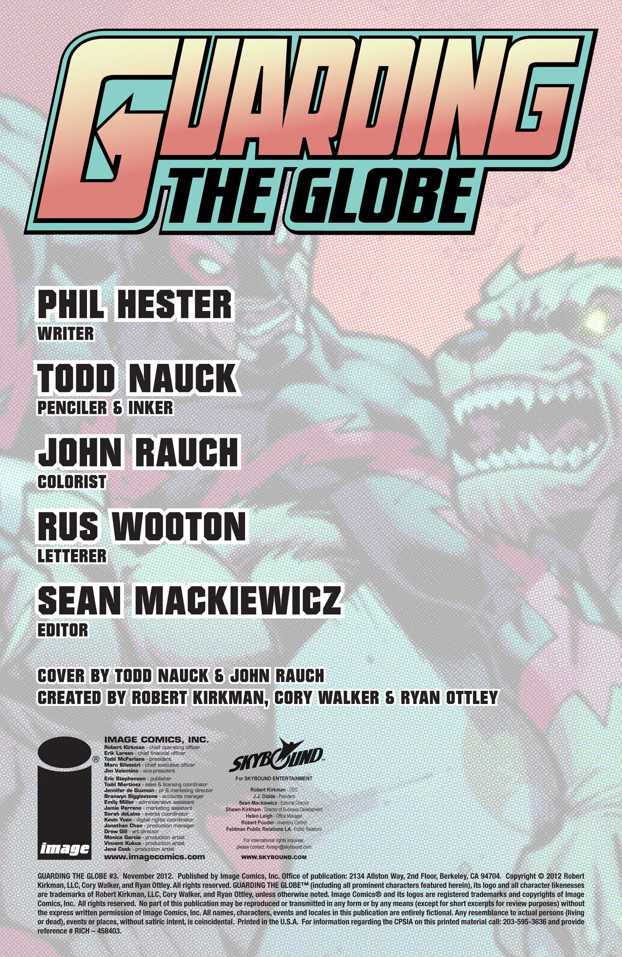 Read online Guarding the Globe (2012) comic -  Issue #3 - 2