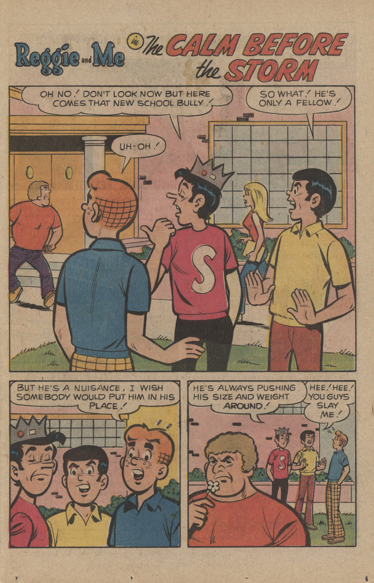 Read online Reggie and Me (1966) comic -  Issue #89 - 29