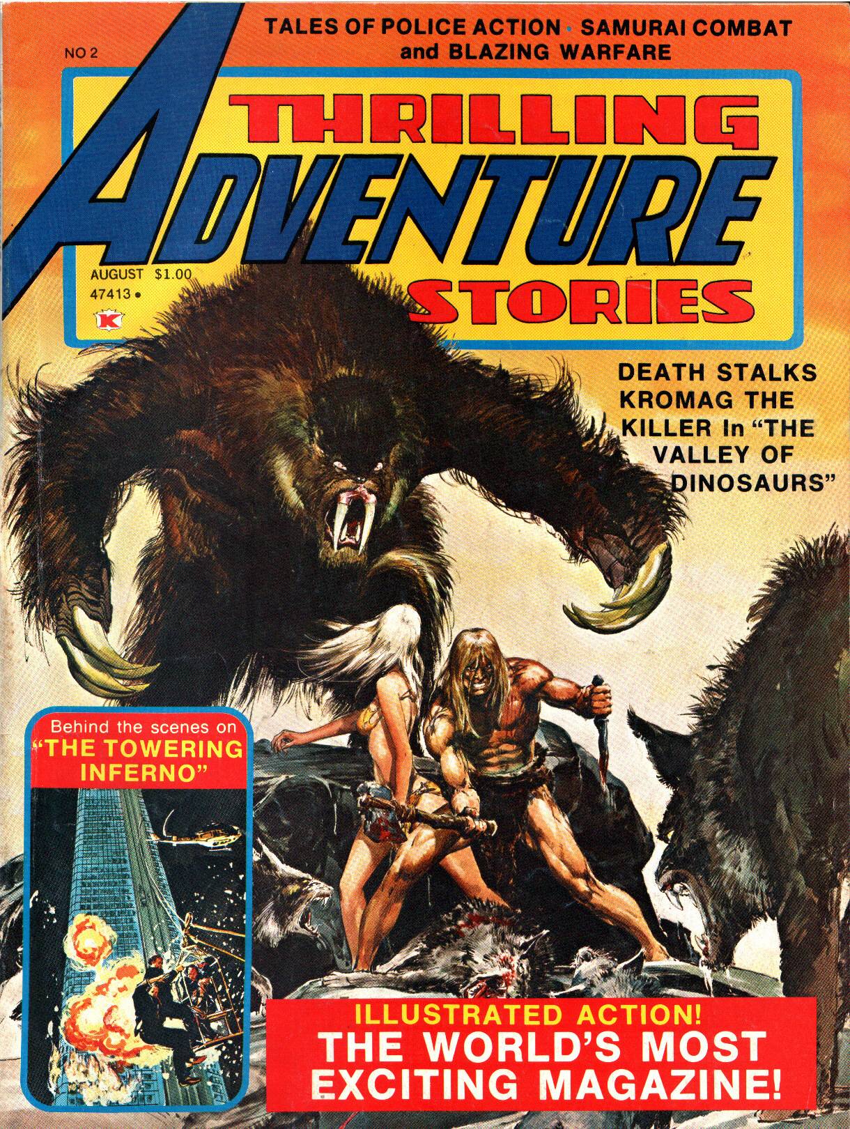 Read online Thrilling Adventure Stories comic -  Issue #2 - 1