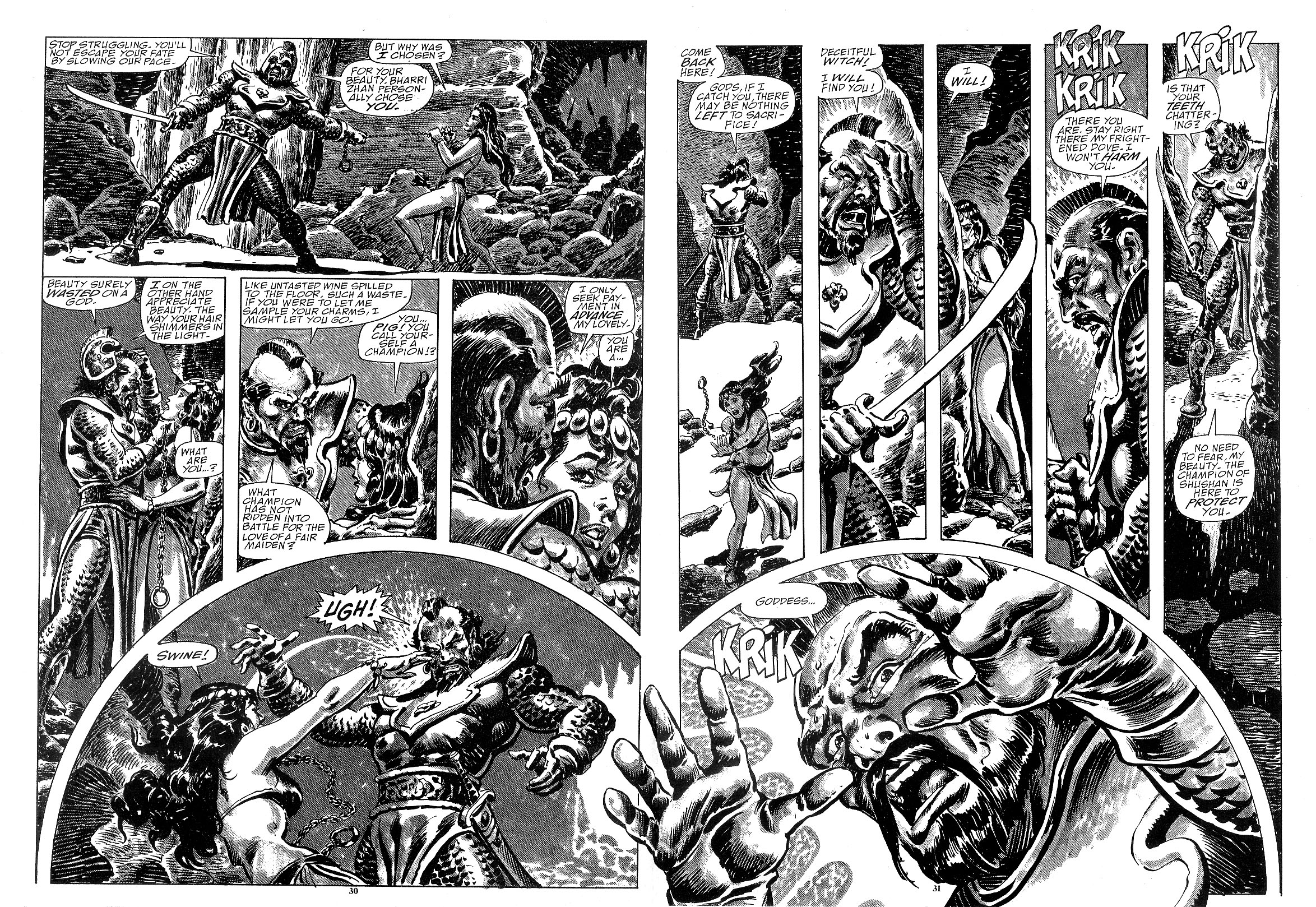 Read online The Savage Sword Of Conan comic -  Issue #183 - 22