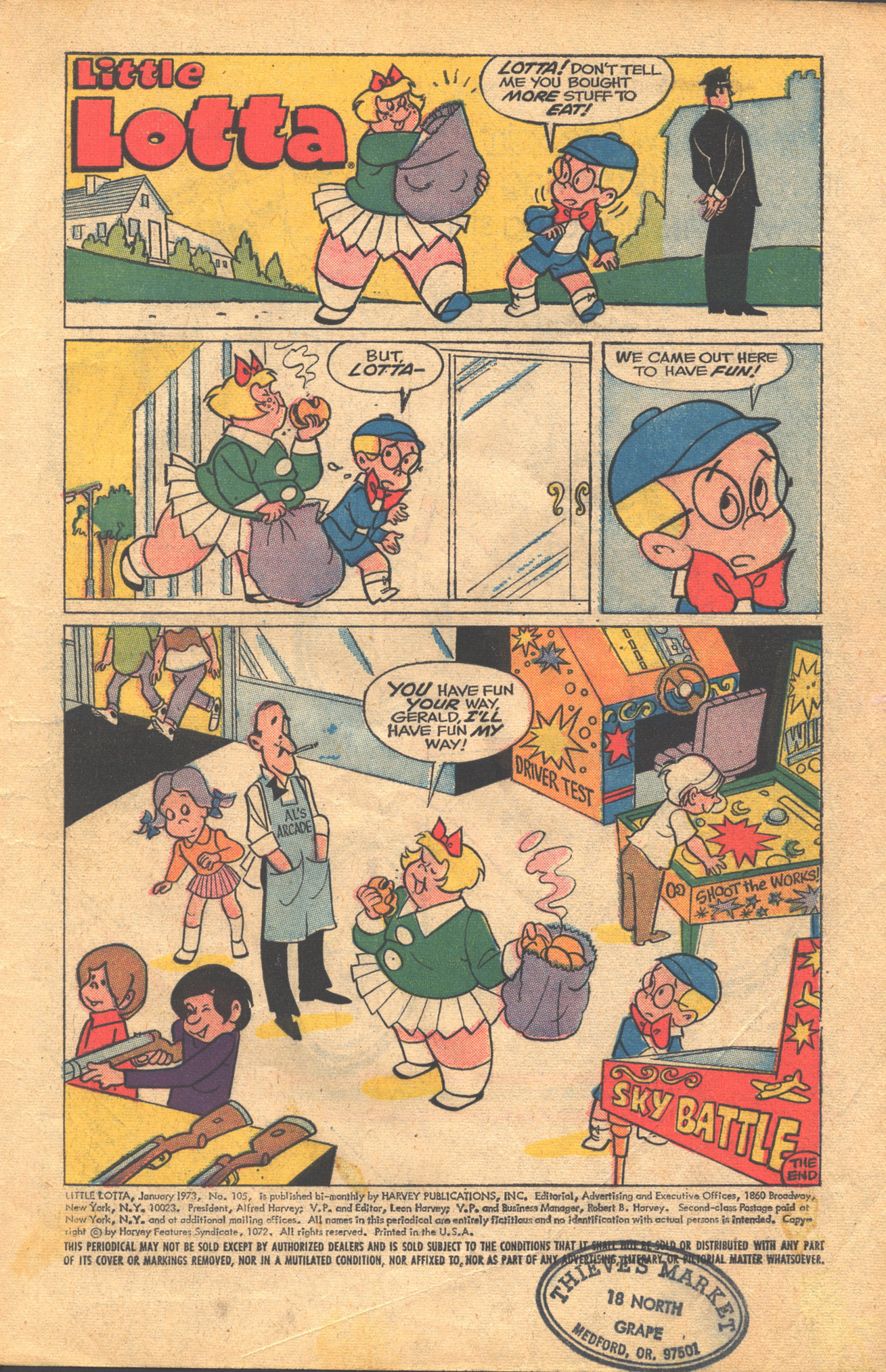 Read online Little Lotta comic -  Issue #105 - 3