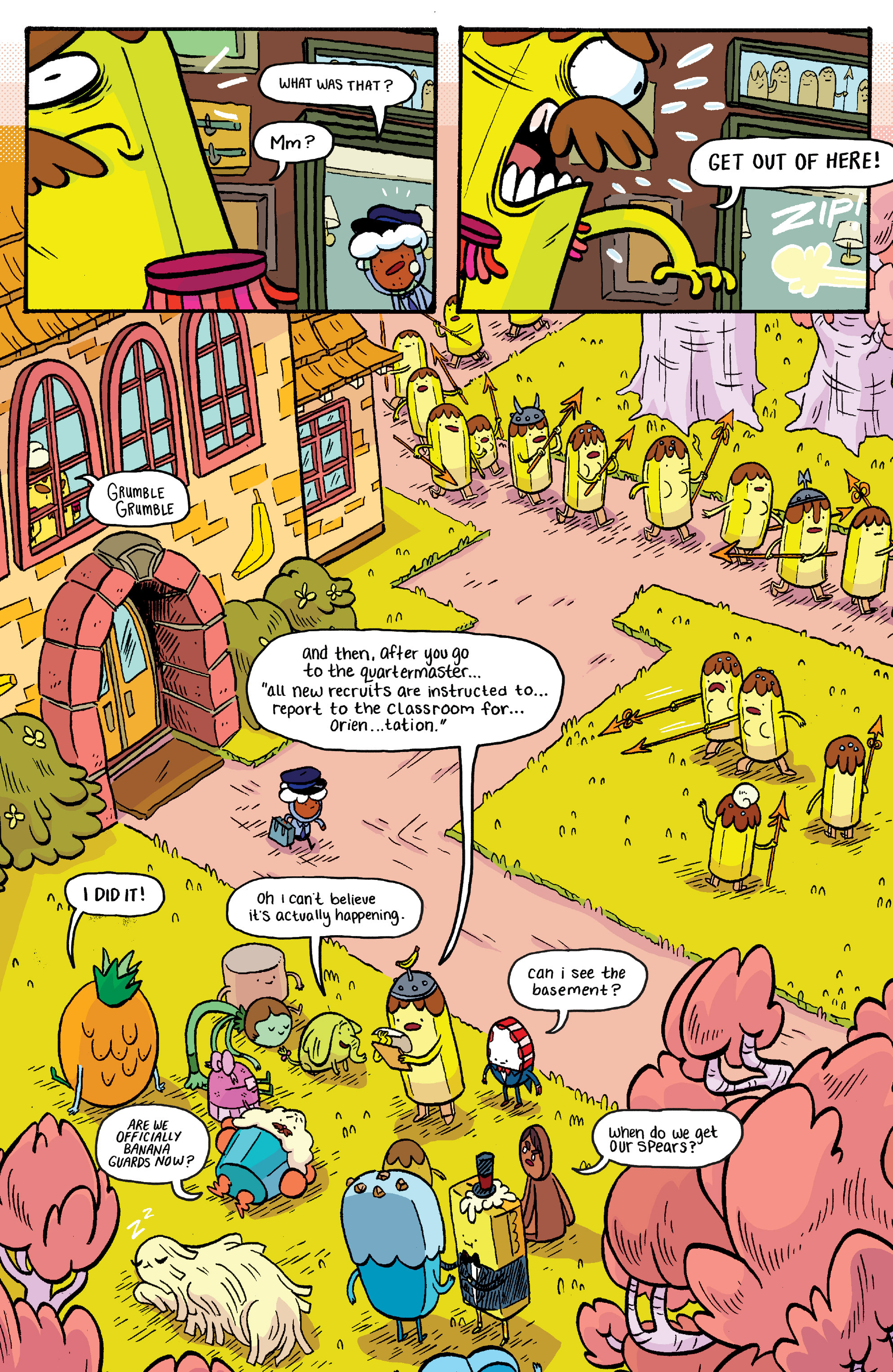 Read online Adventure Time: Banana Guard Academ comic -  Issue #2 - 7