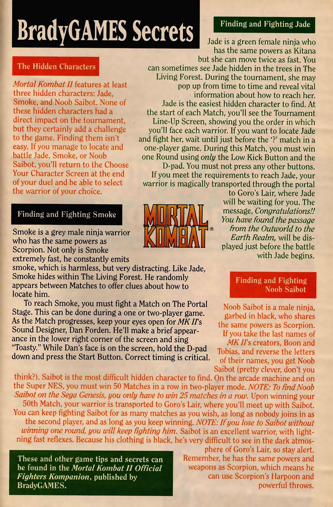 Read online Mortal Kombat (1994) comic -  Issue #1 - 34
