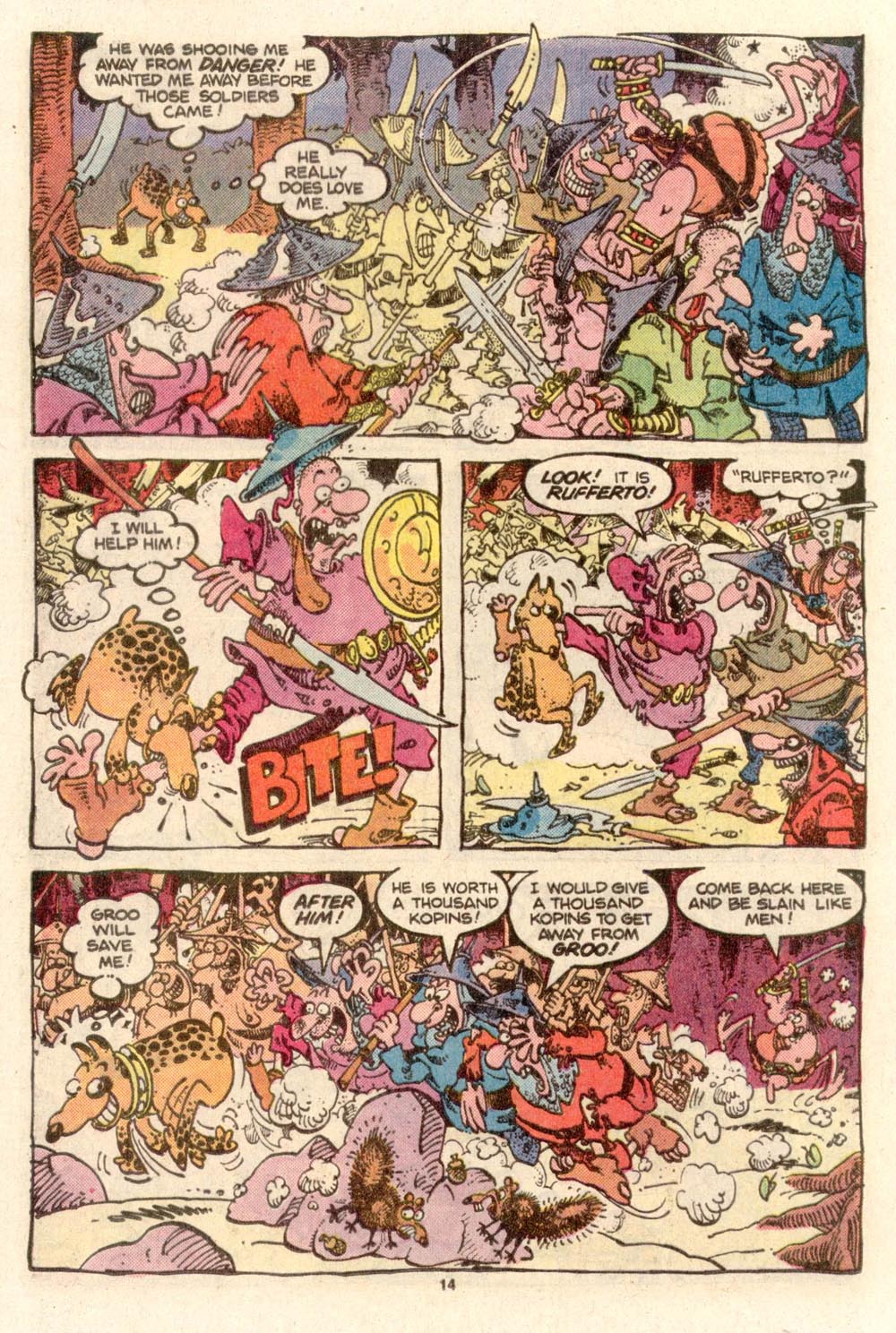 Read online Sergio Aragonés Groo the Wanderer comic -  Issue #29 - 14