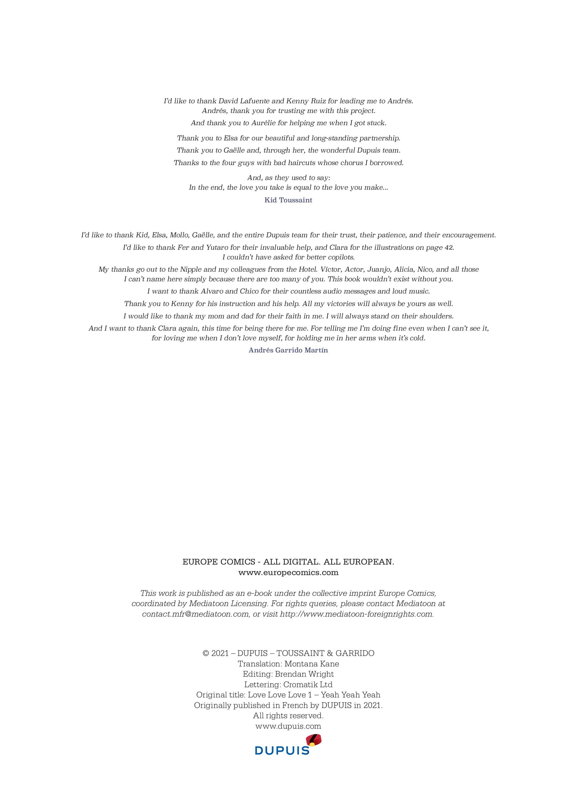 Read online Love Love Love comic -  Issue #1 - 56