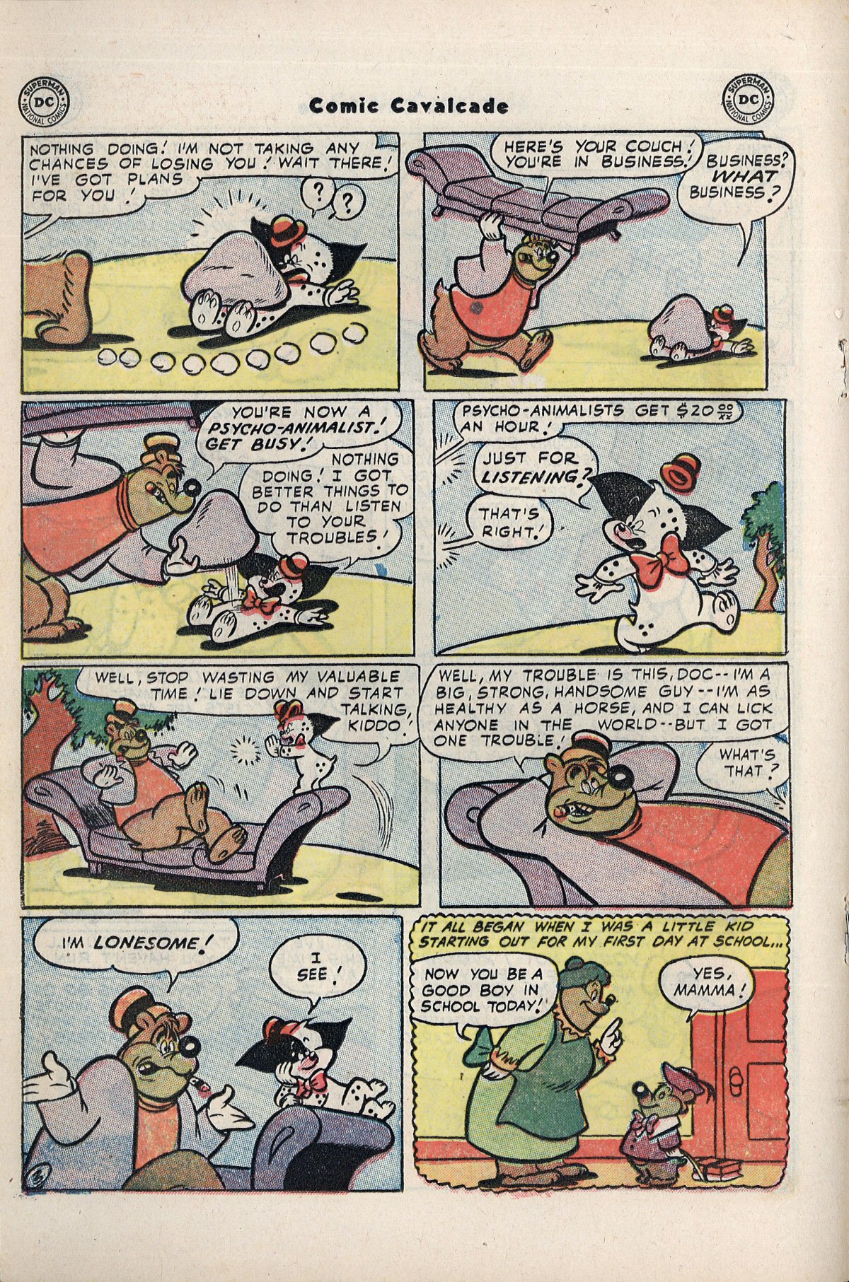 Read online Comic Cavalcade comic -  Issue #59 - 34