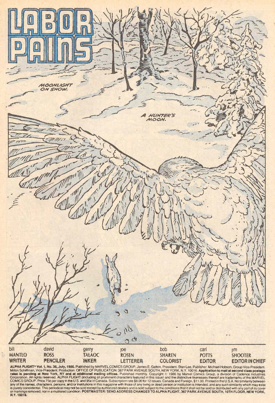 Read online Alpha Flight (1983) comic -  Issue #36 - 2