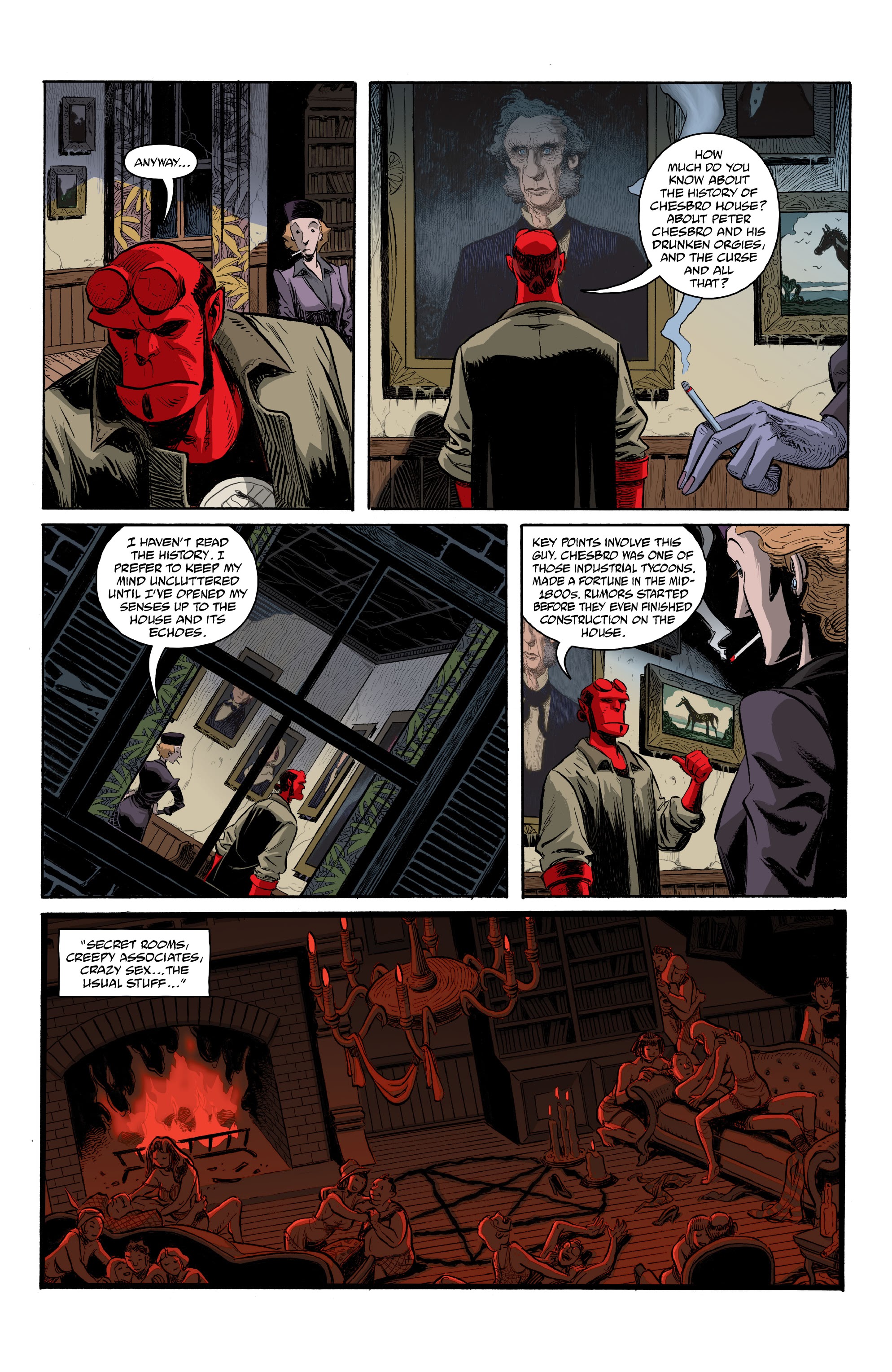 Read online Hellboy and the B.P.R.D.: The Secret of Chesbro House comic -  Issue #1 - 7