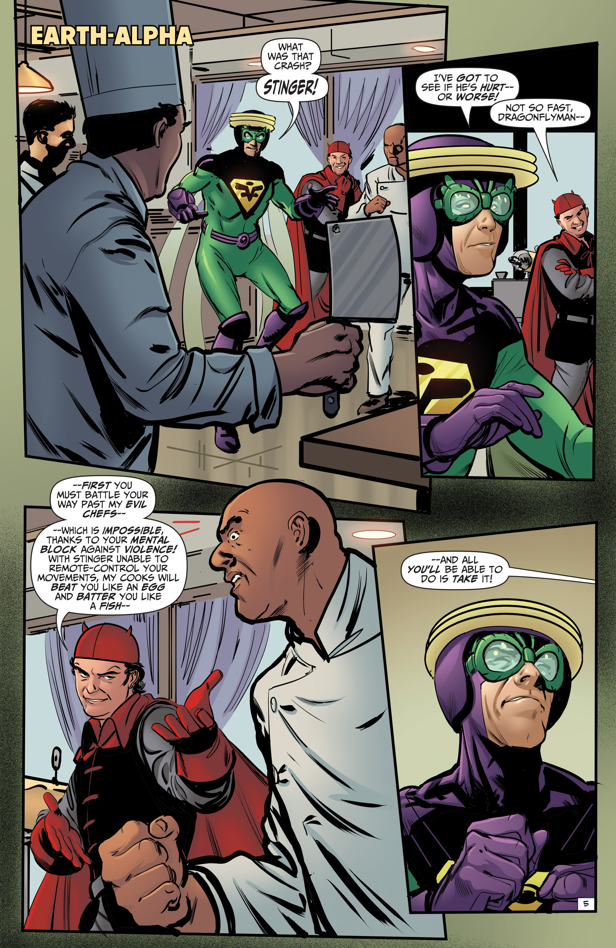 Read online Dragonfly & Dragonflyman comic -  Issue #5 - 7