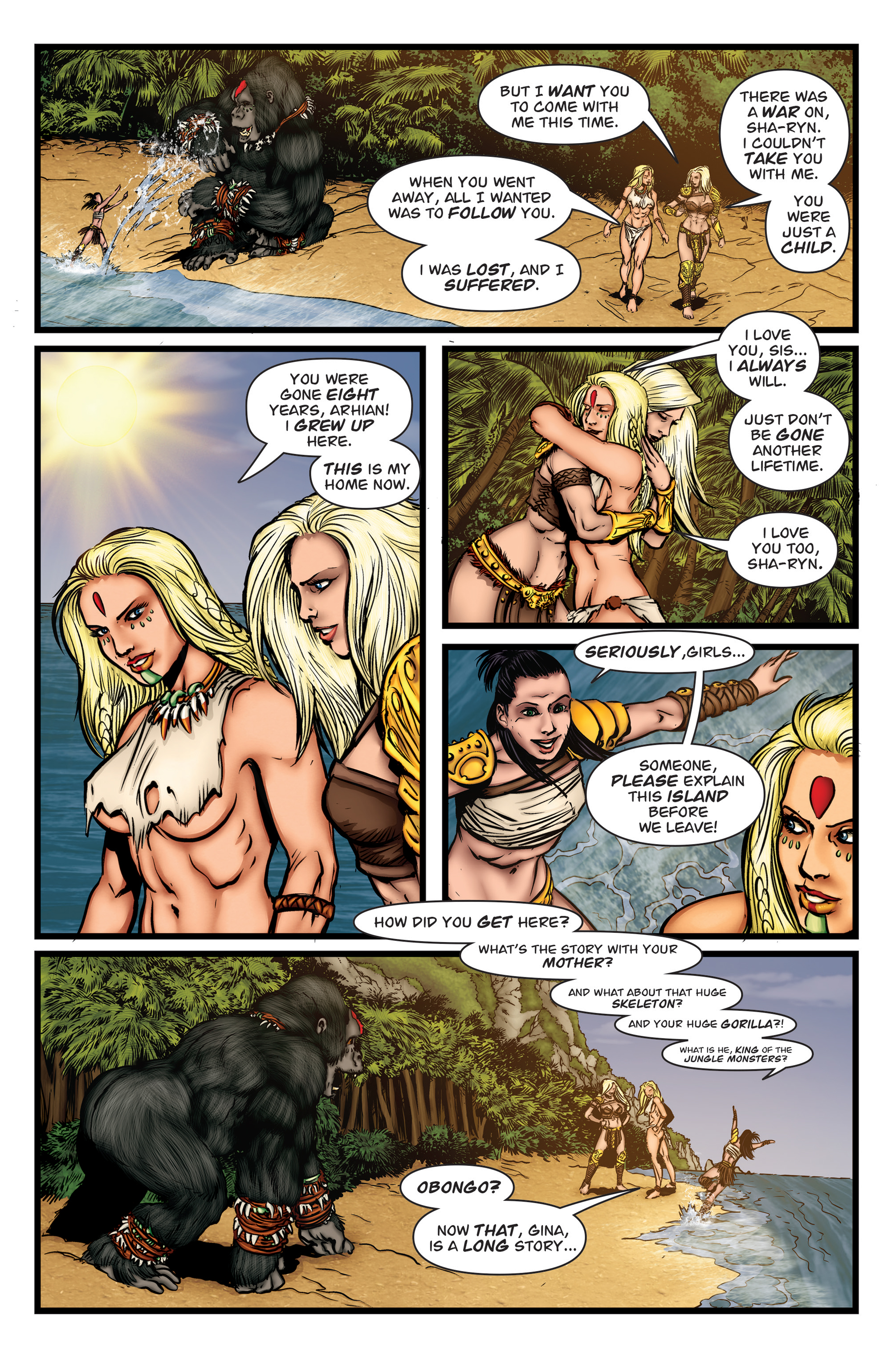 Read online Arhian: Head Huntress comic -  Issue #5 - 36