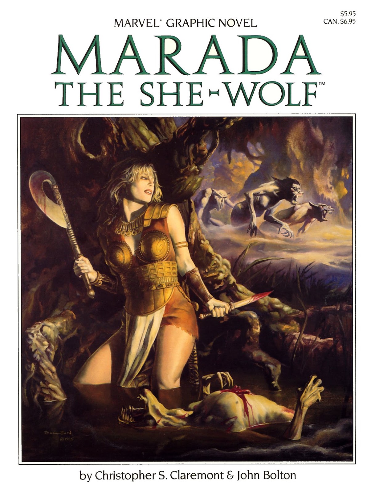 <{ $series->title }} issue 21 - Marada the She-Wolf - Page 1