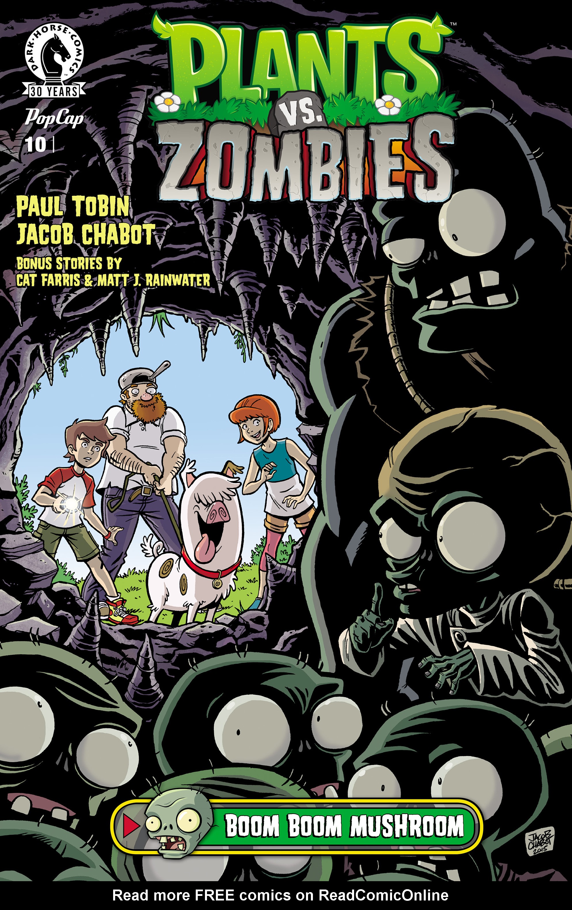 Read online Plants vs. Zombies: Boom Boom Mushroom comic -  Issue #10 - 1