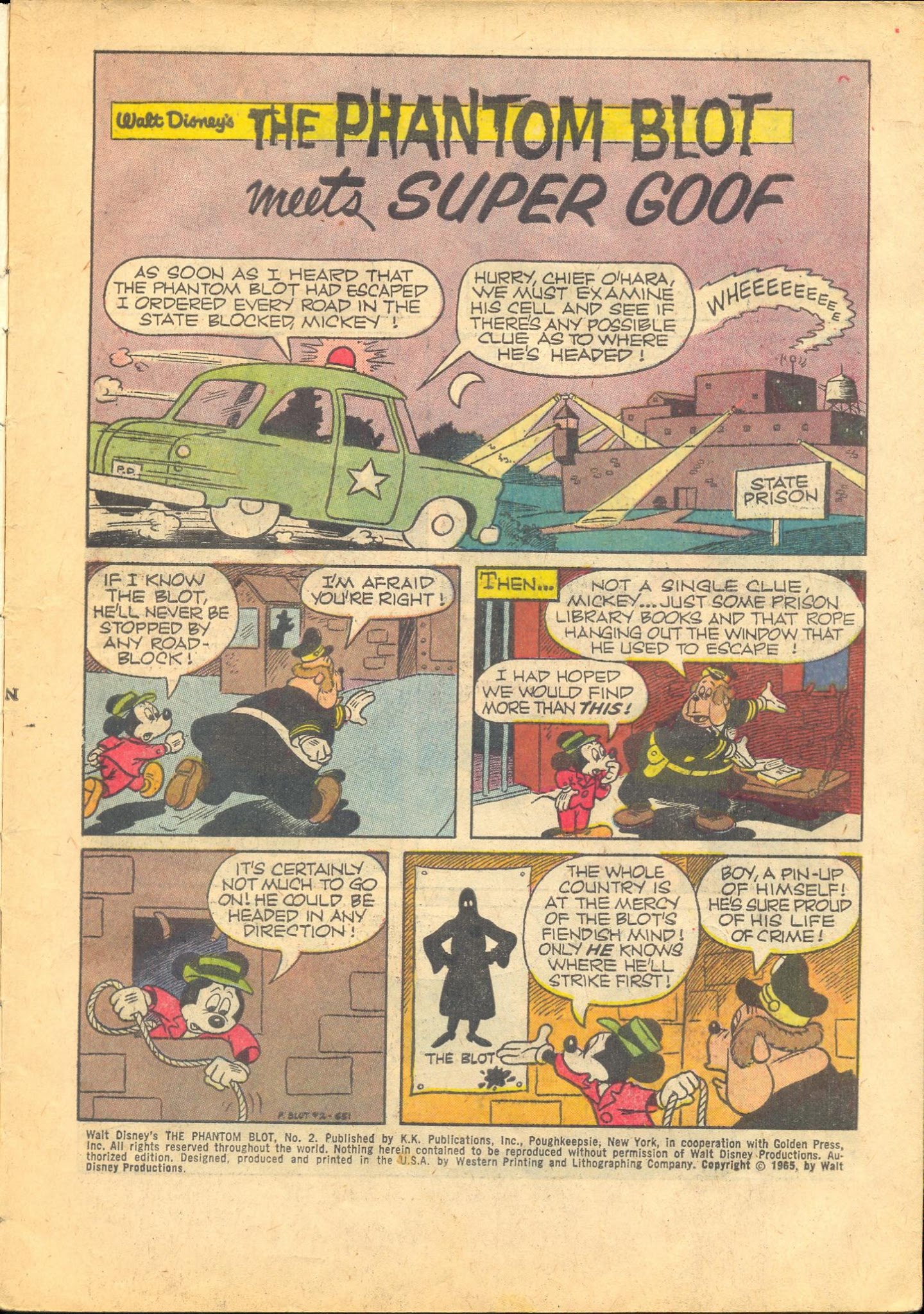 Read online Walt Disney's The Phantom Blot comic -  Issue #2 - 3