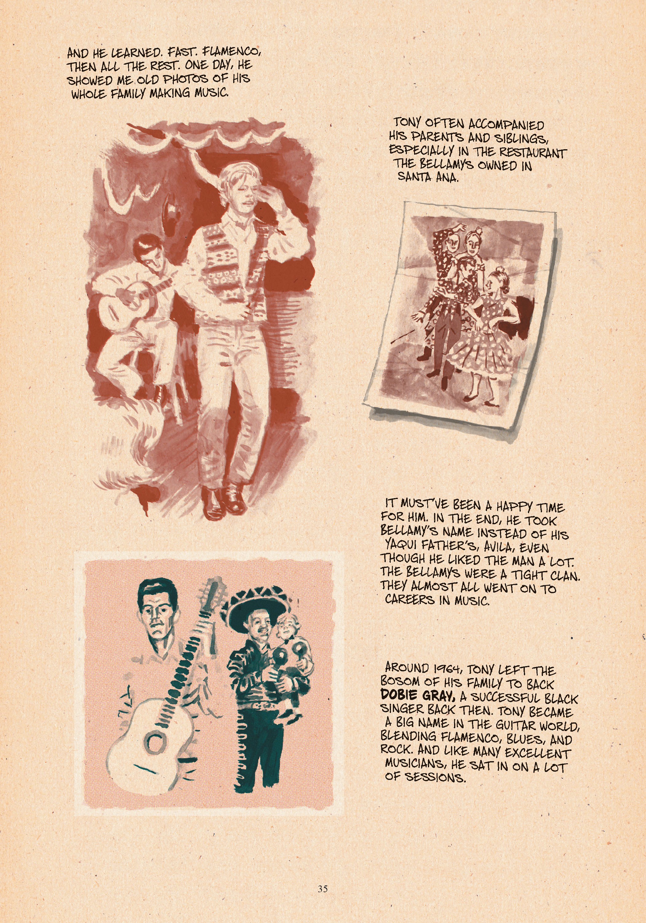 Read online Redbone: The True Story of A Native American Rock Band comic -  Issue # TPB - 32