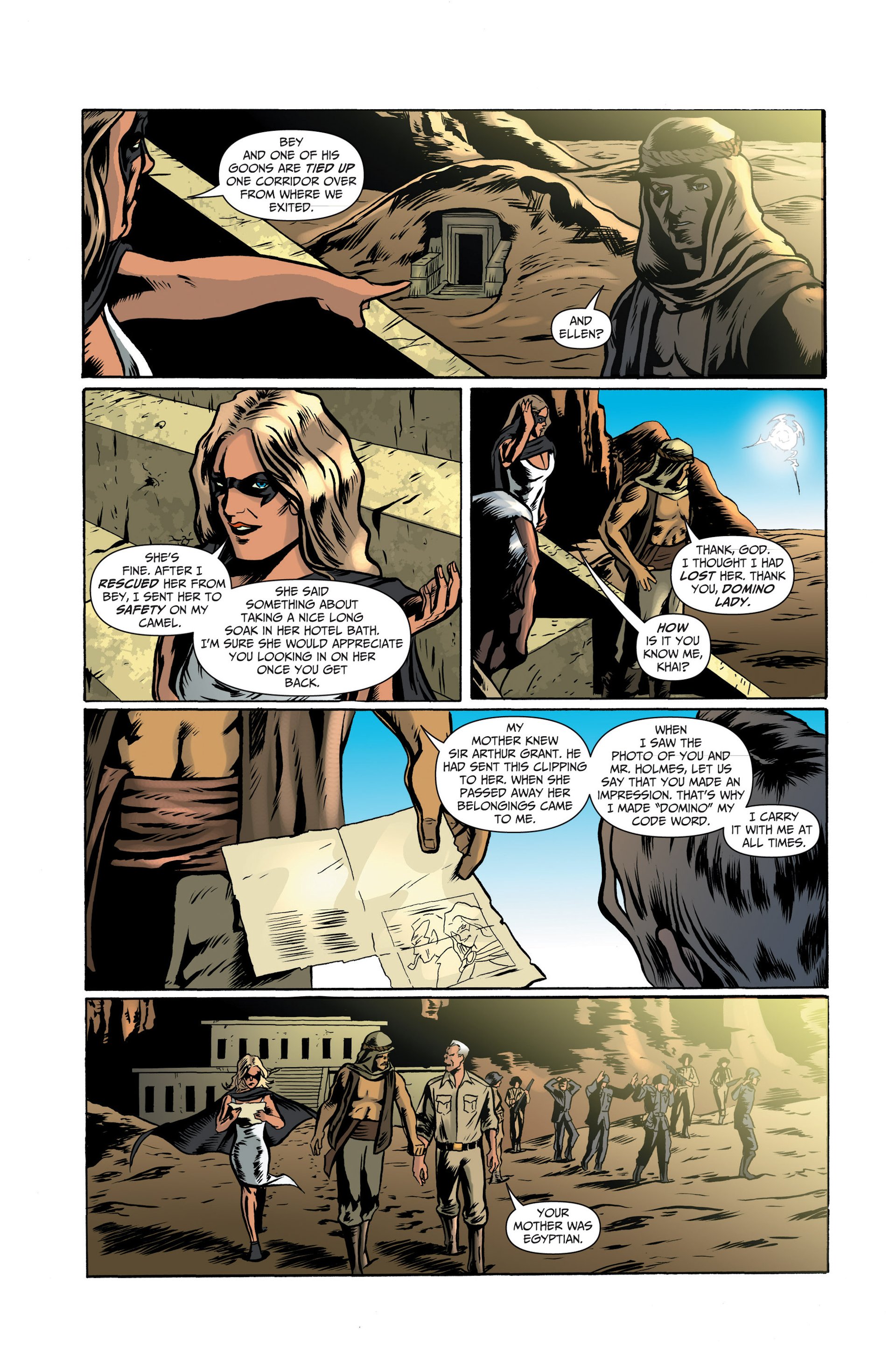 Read online Domino Lady/Sherlock Holmes comic -  Issue #2 - 22