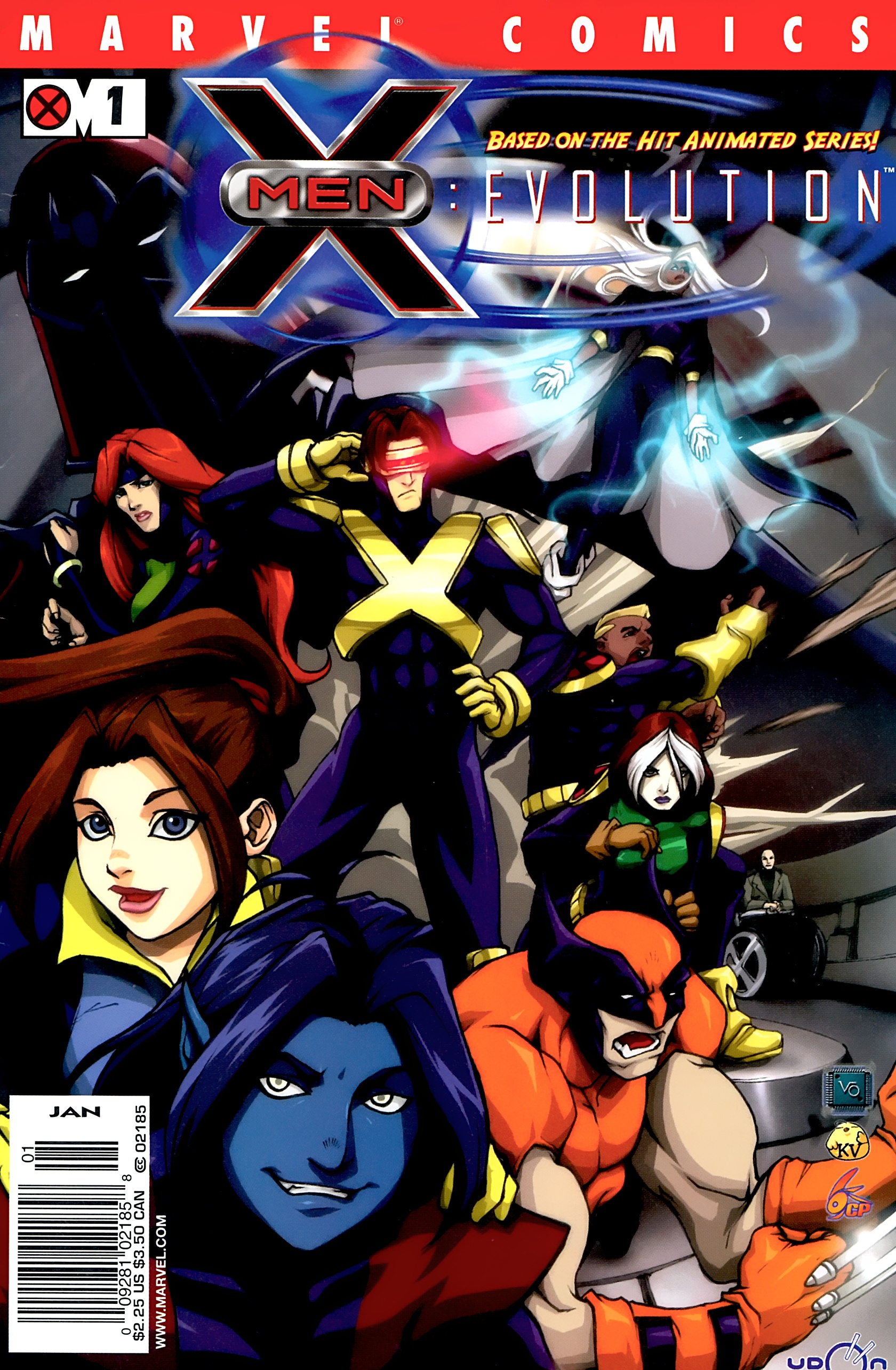 Read online X-Men: Evolution comic -  Issue #1 - 1