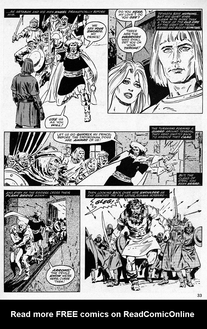 Read online The Savage Sword Of Conan comic -  Issue #38 - 33