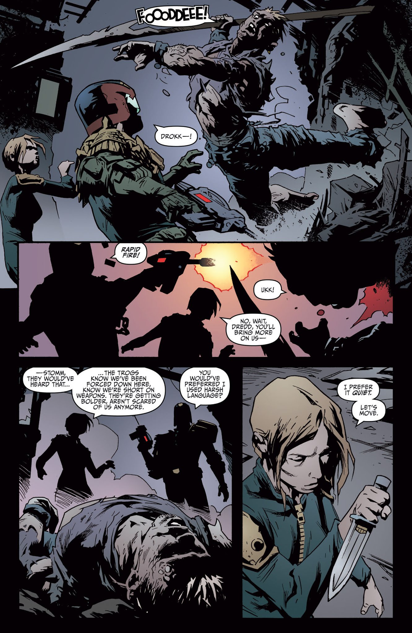Read online Judge Dredd: Year One comic -  Issue #3 - 19