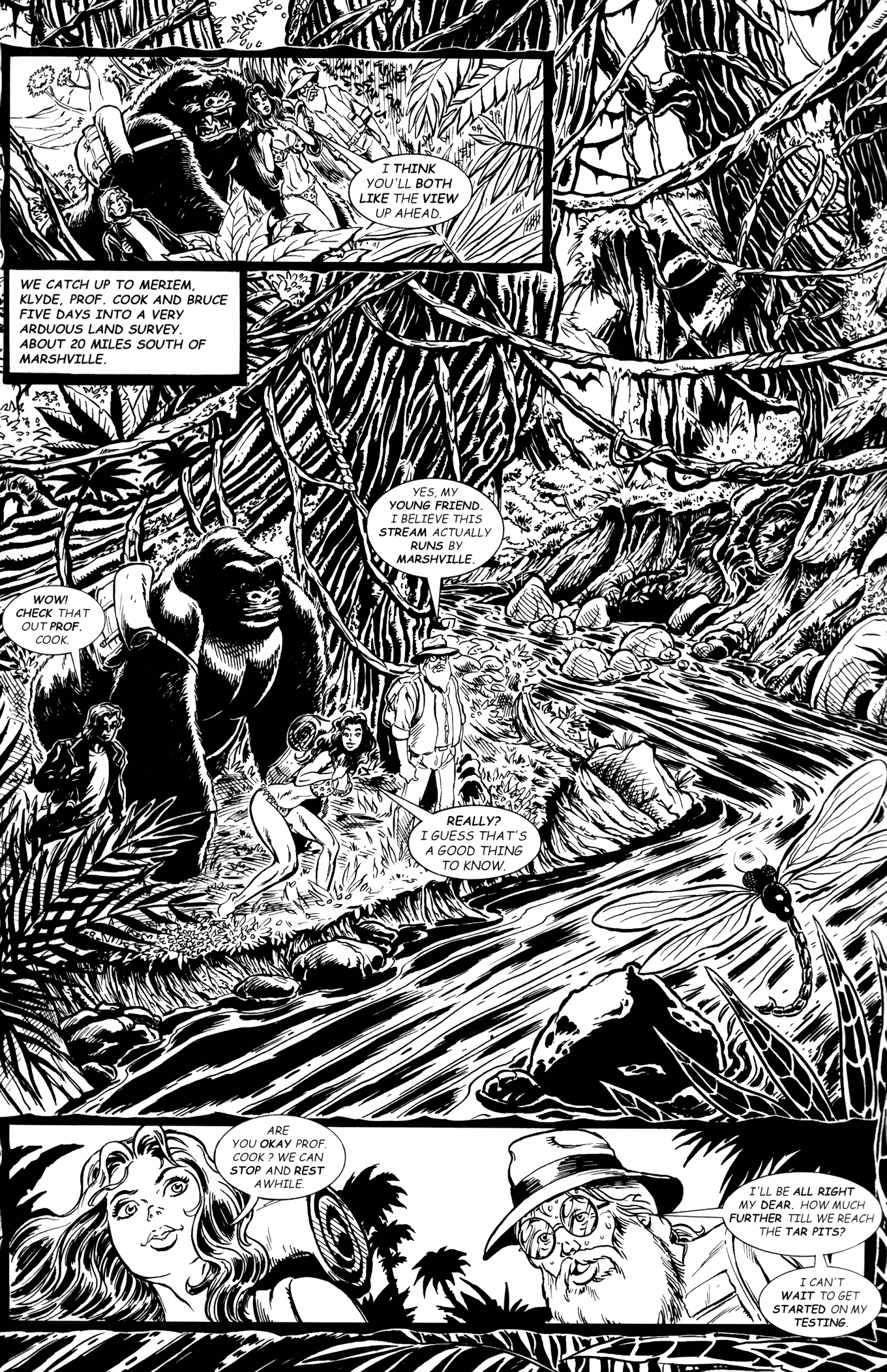 Read online Cavewoman: Red Menace comic -  Issue # Full - 3