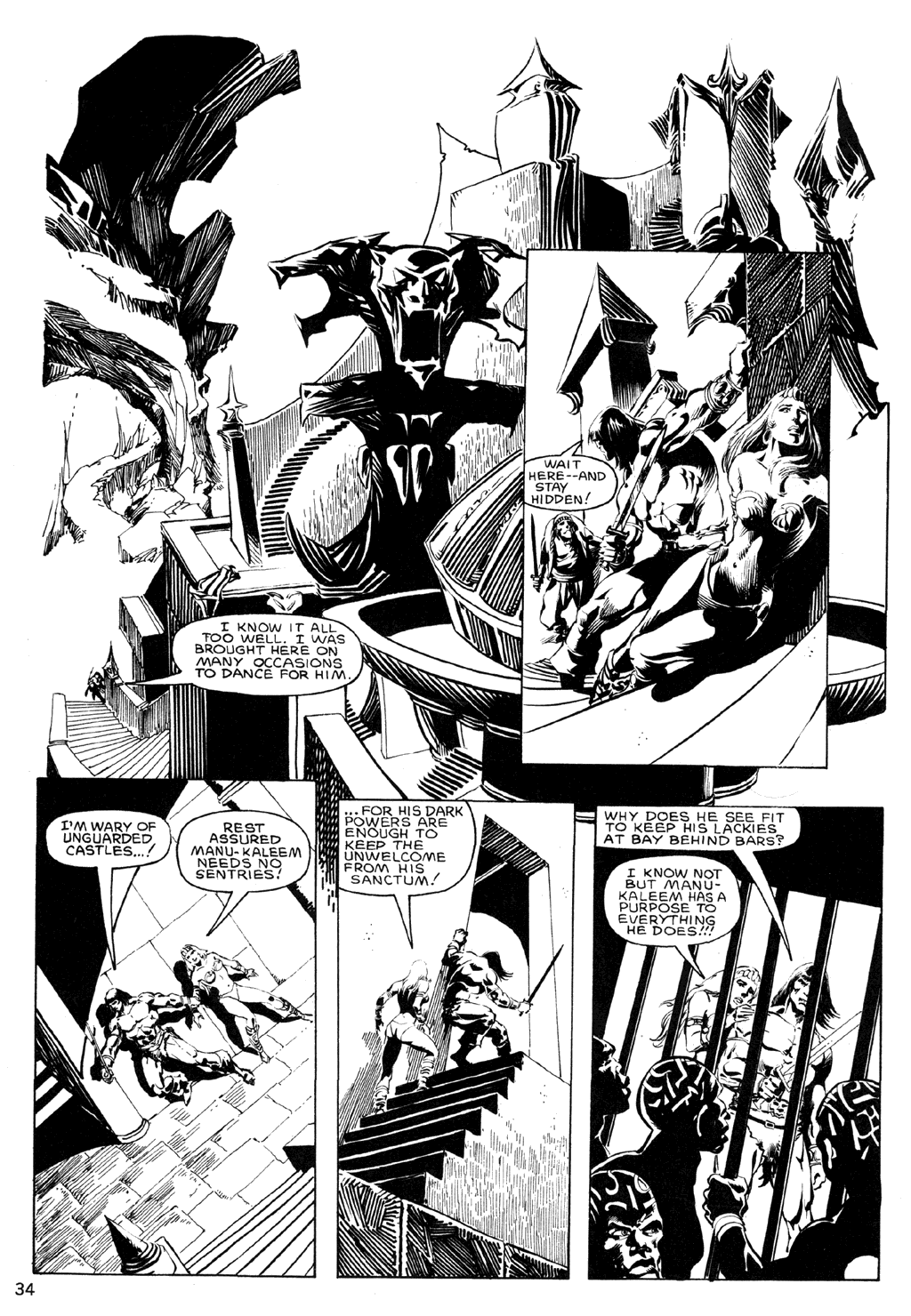 The Savage Sword Of Conan issue 120 - Page 35
