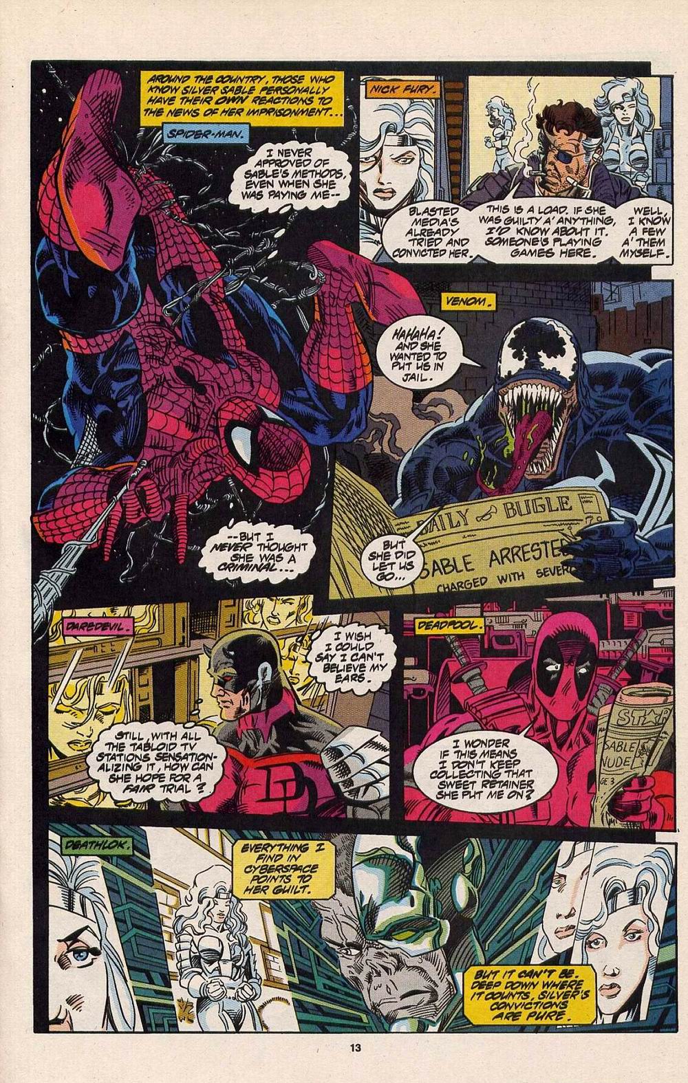 Read online Silver Sable and the Wild Pack comic -  Issue #30 - 11