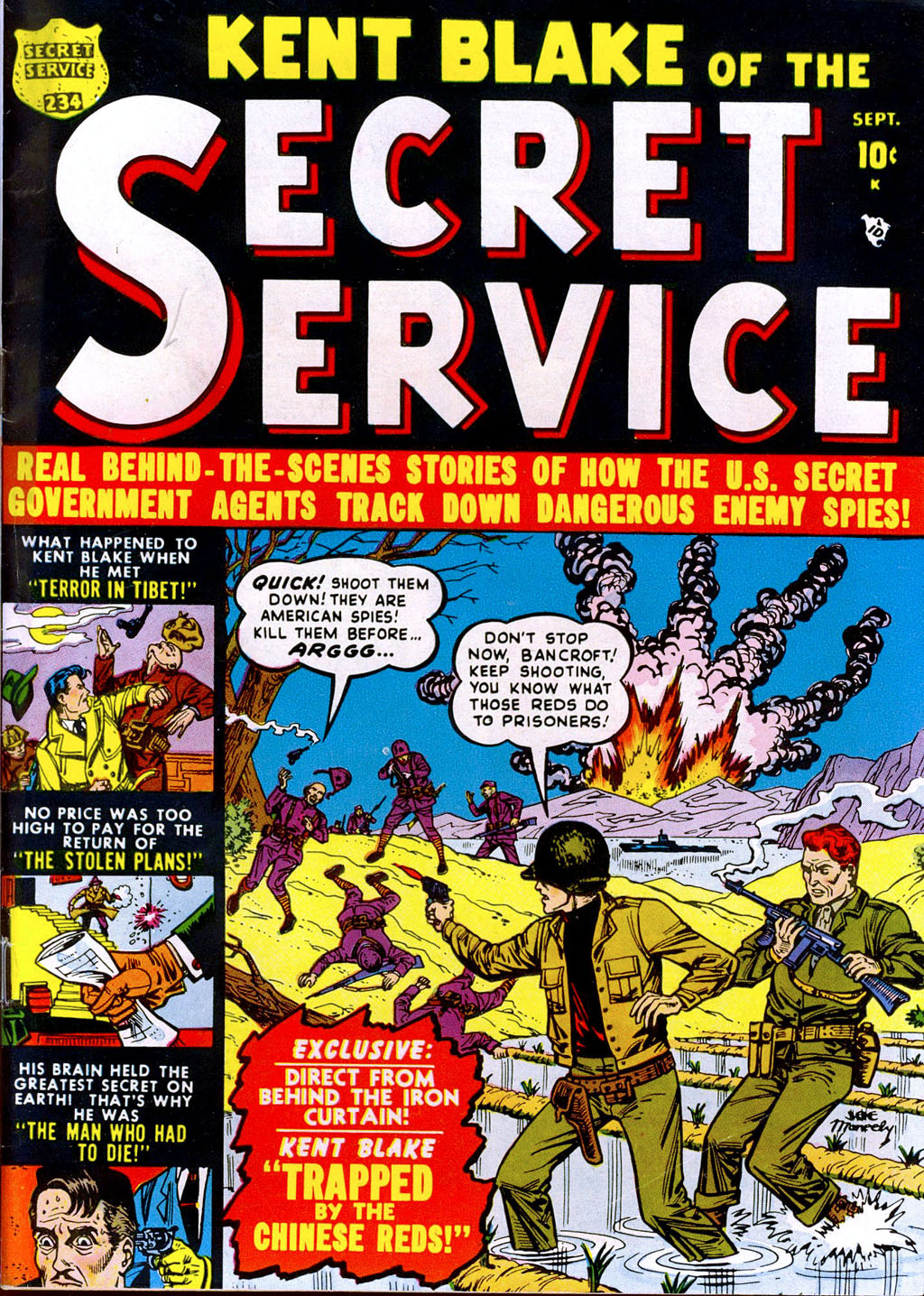 Read online Kent Blake of the Secret Service comic -  Issue #3 - 1