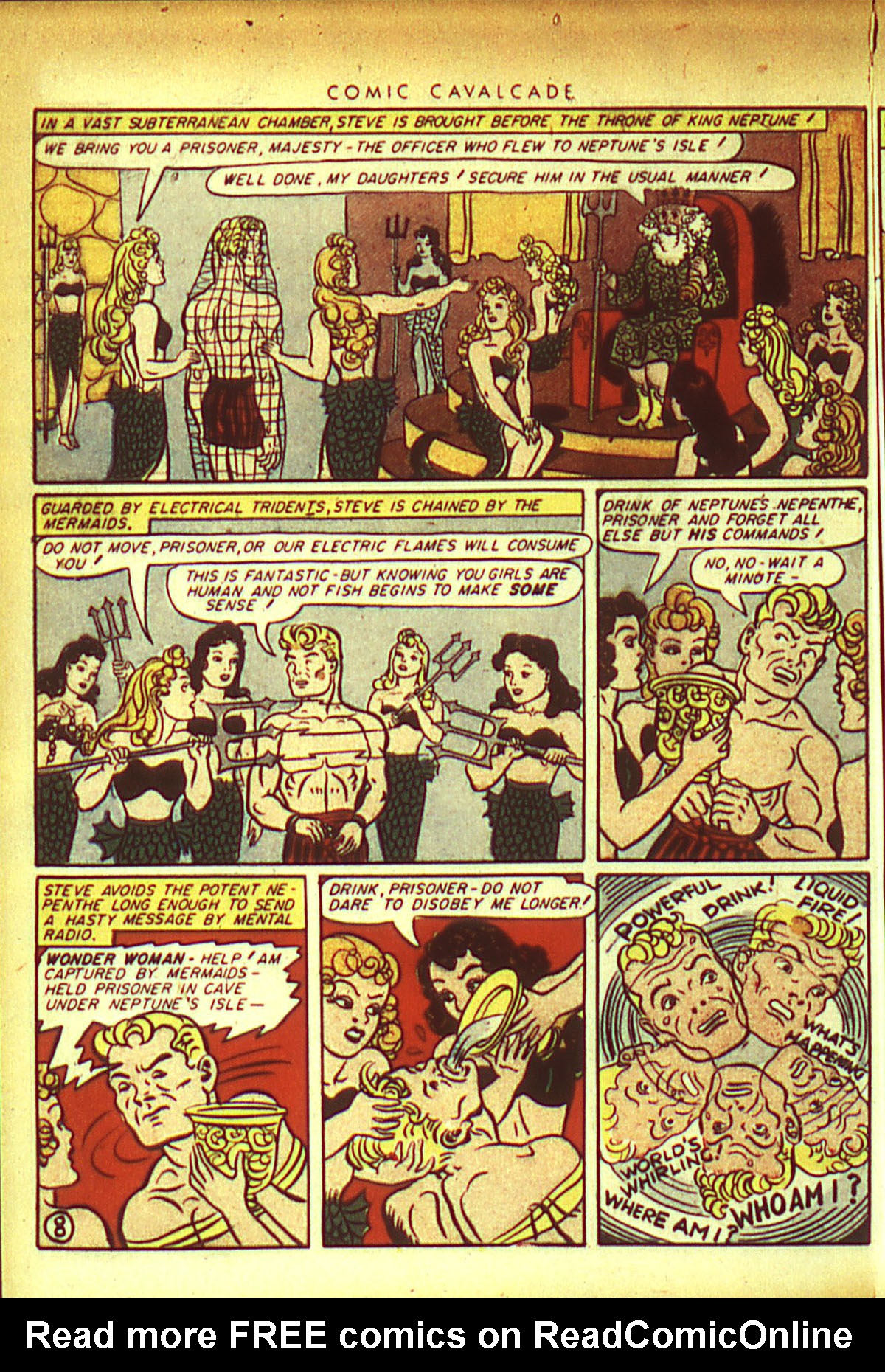 Read online Comic Cavalcade comic -  Issue #9 - 12