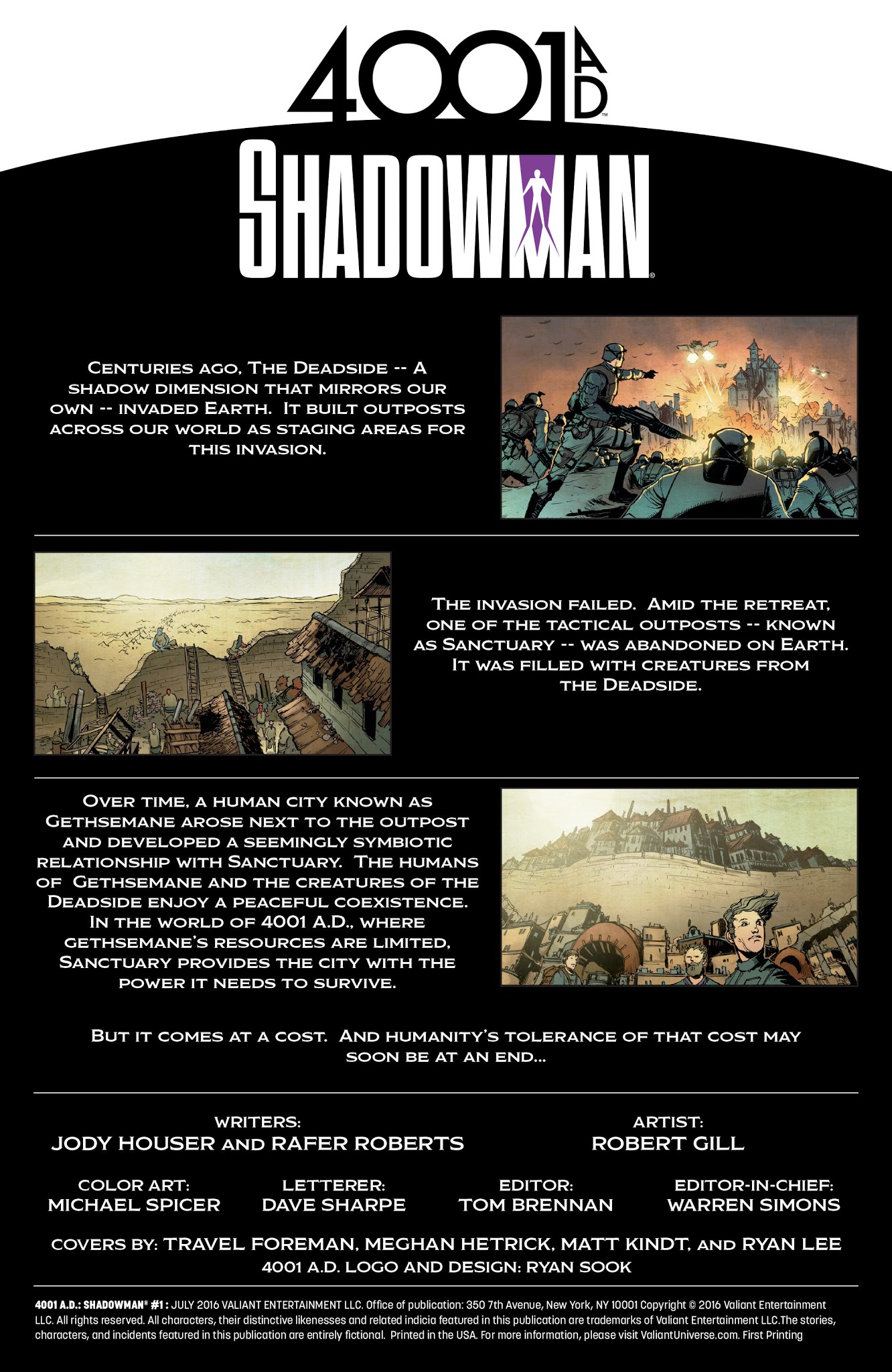 Read online 4001 A.D.: Shadowman comic -  Issue # Full - 2
