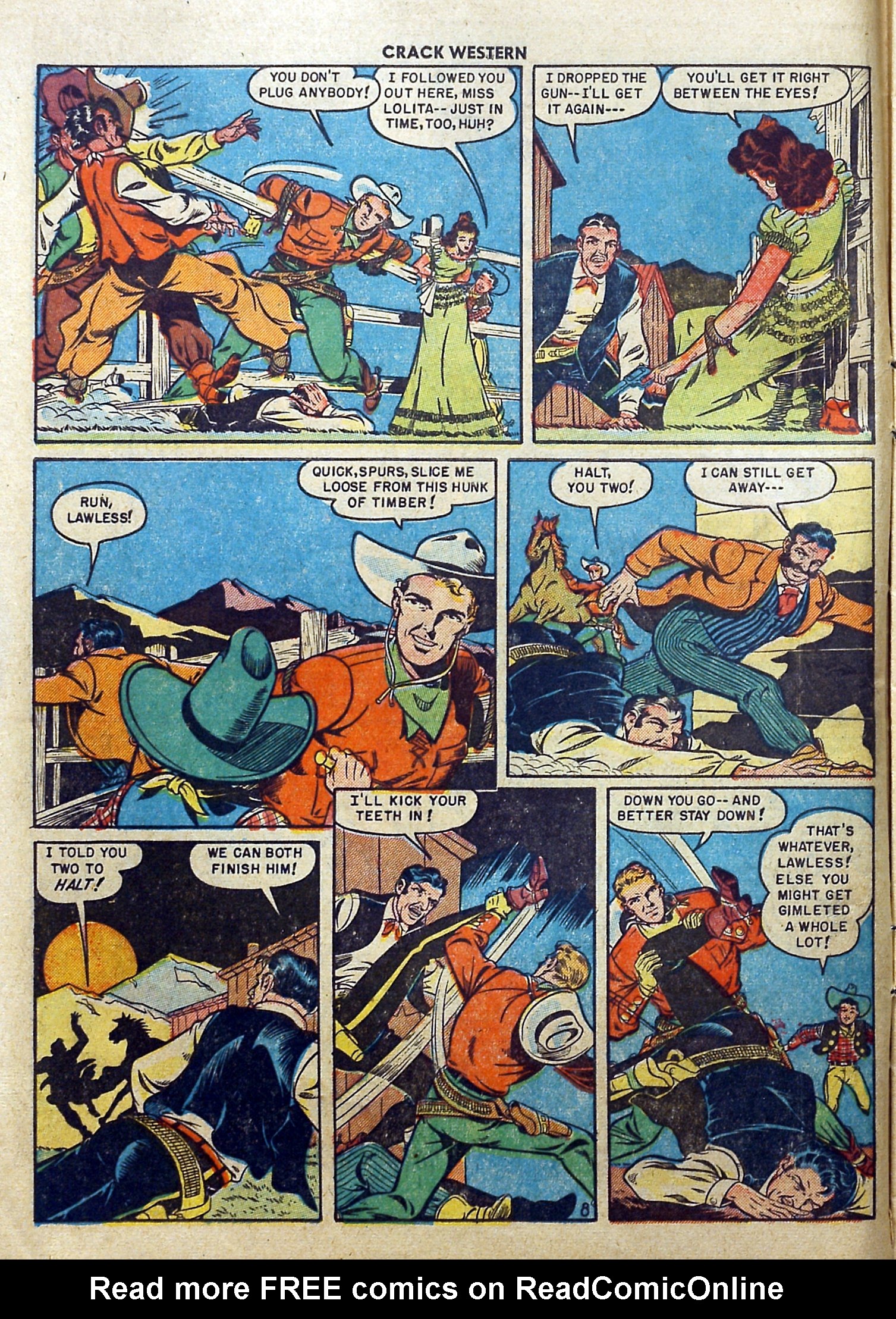 Read online Crack Western comic -  Issue #64 - 10