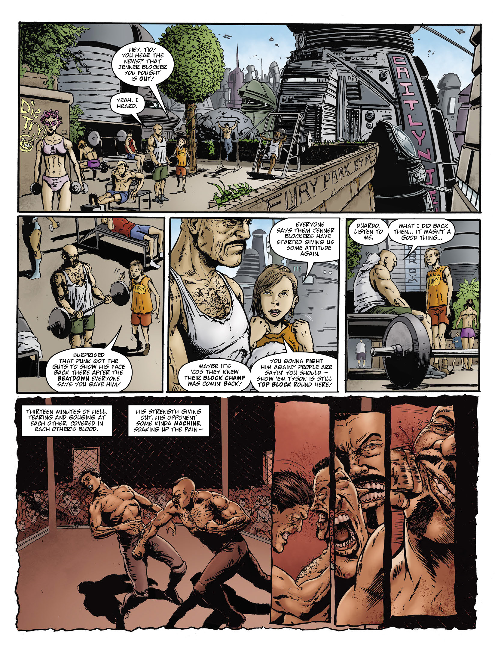 Read online 2000 AD comic -  Issue #2310 - 4