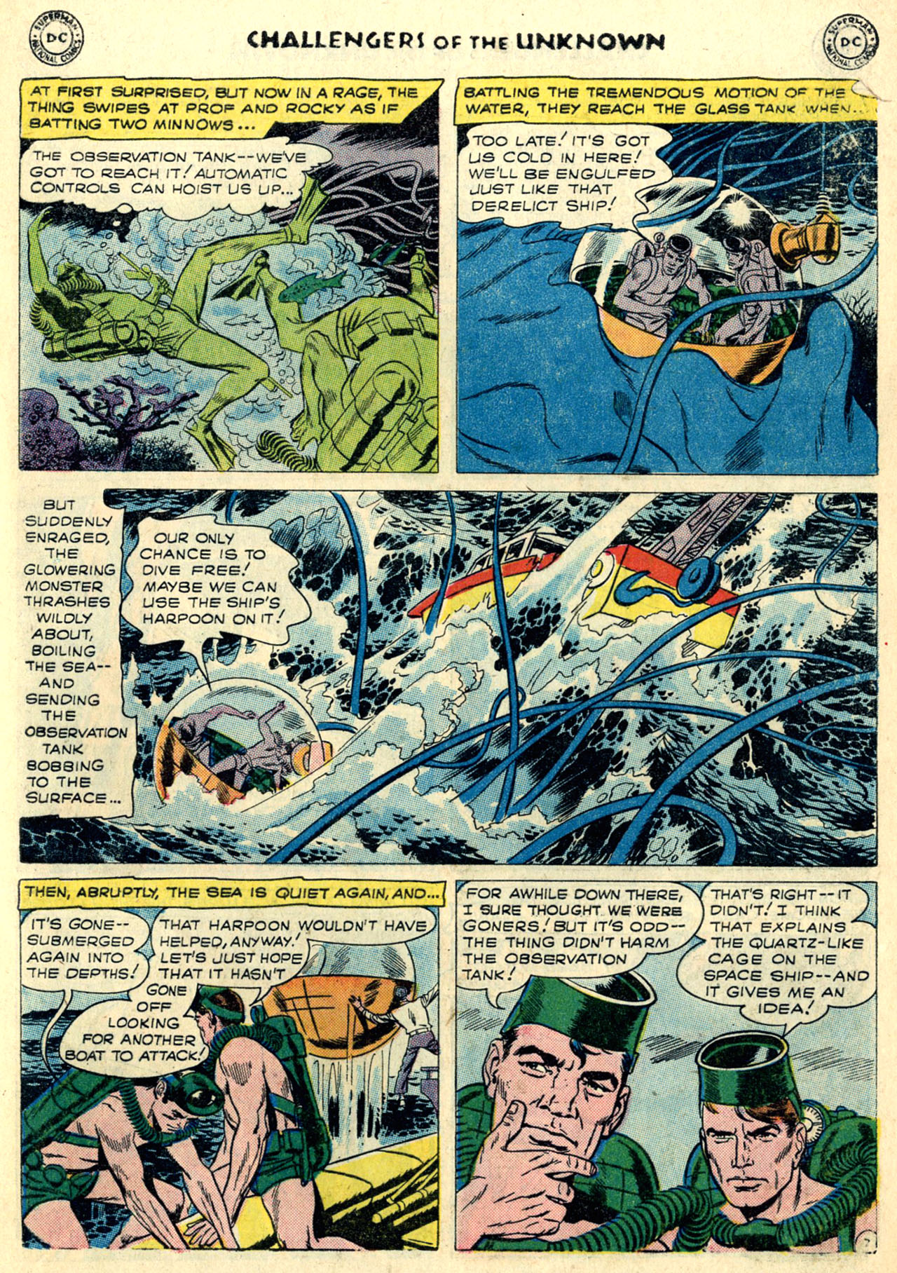 Read online Challengers of the Unknown (1958) comic -  Issue #7 - 9