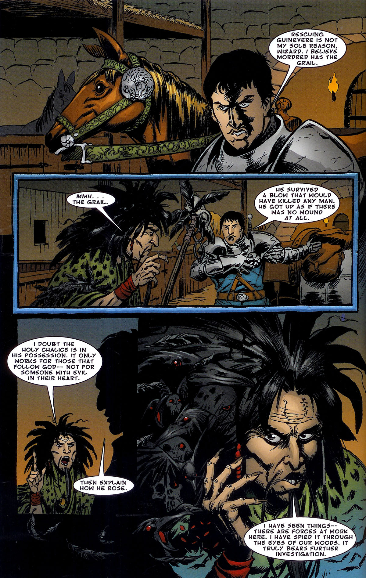 Read online Dracula vs King Arthur comic -  Issue #2 - 12