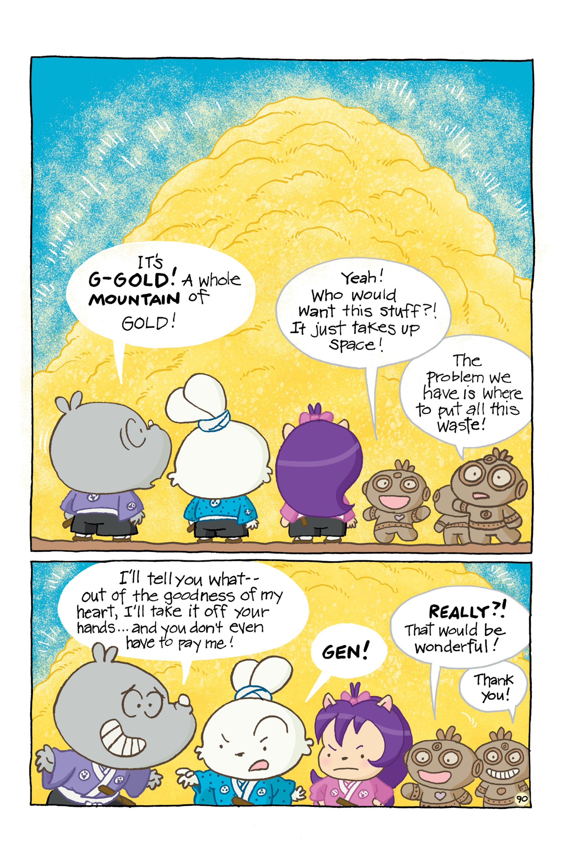 Read online Chibi-Usagi: Attack of the Heebie Chibis comic -  Issue # TPB - 94