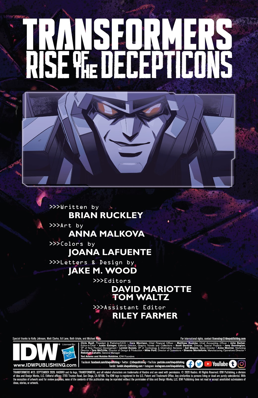 Transformers (2019) issue 23 - Page 2
