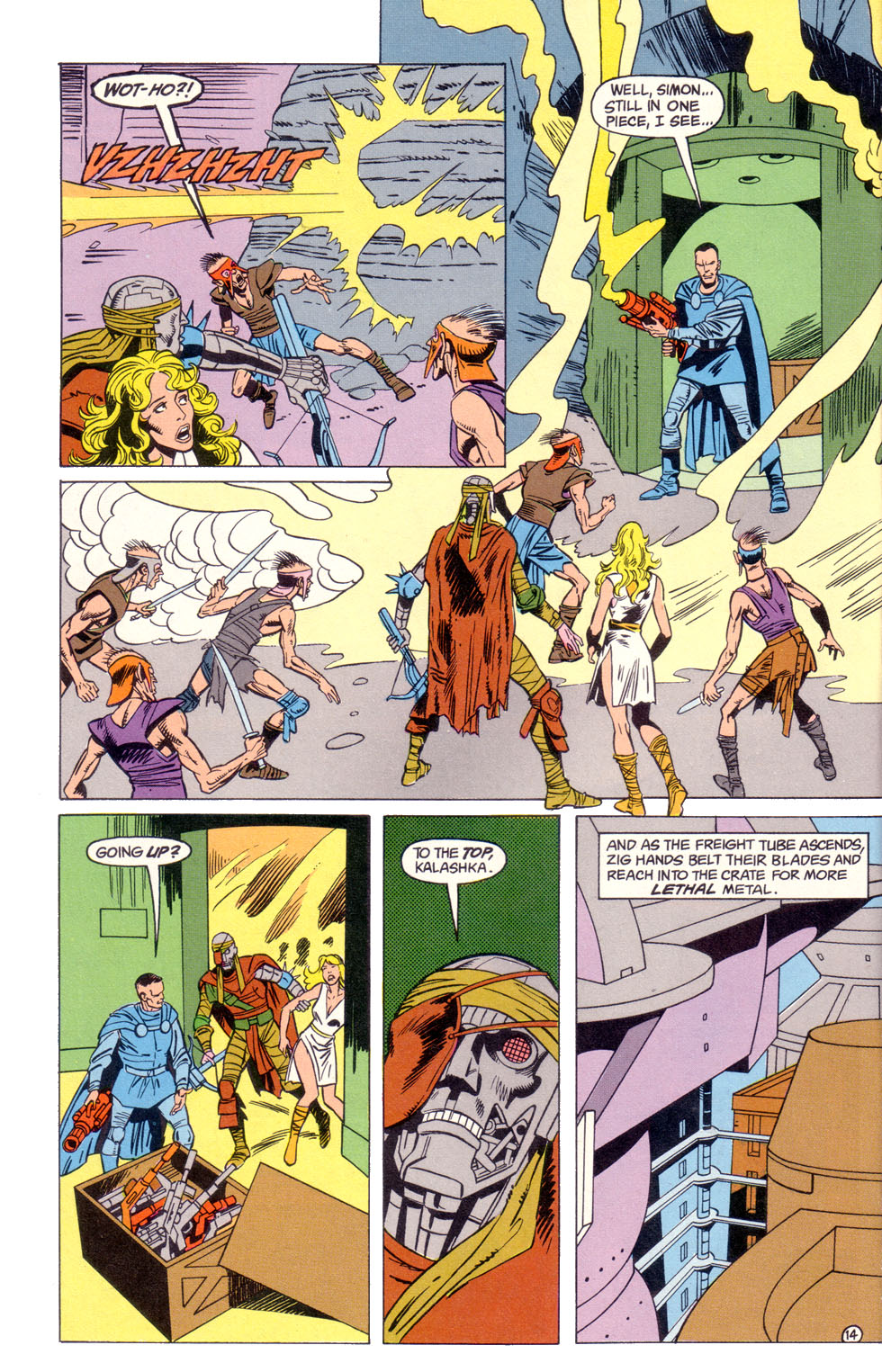 Read online Electric Warrior comic -  Issue #12 - 16