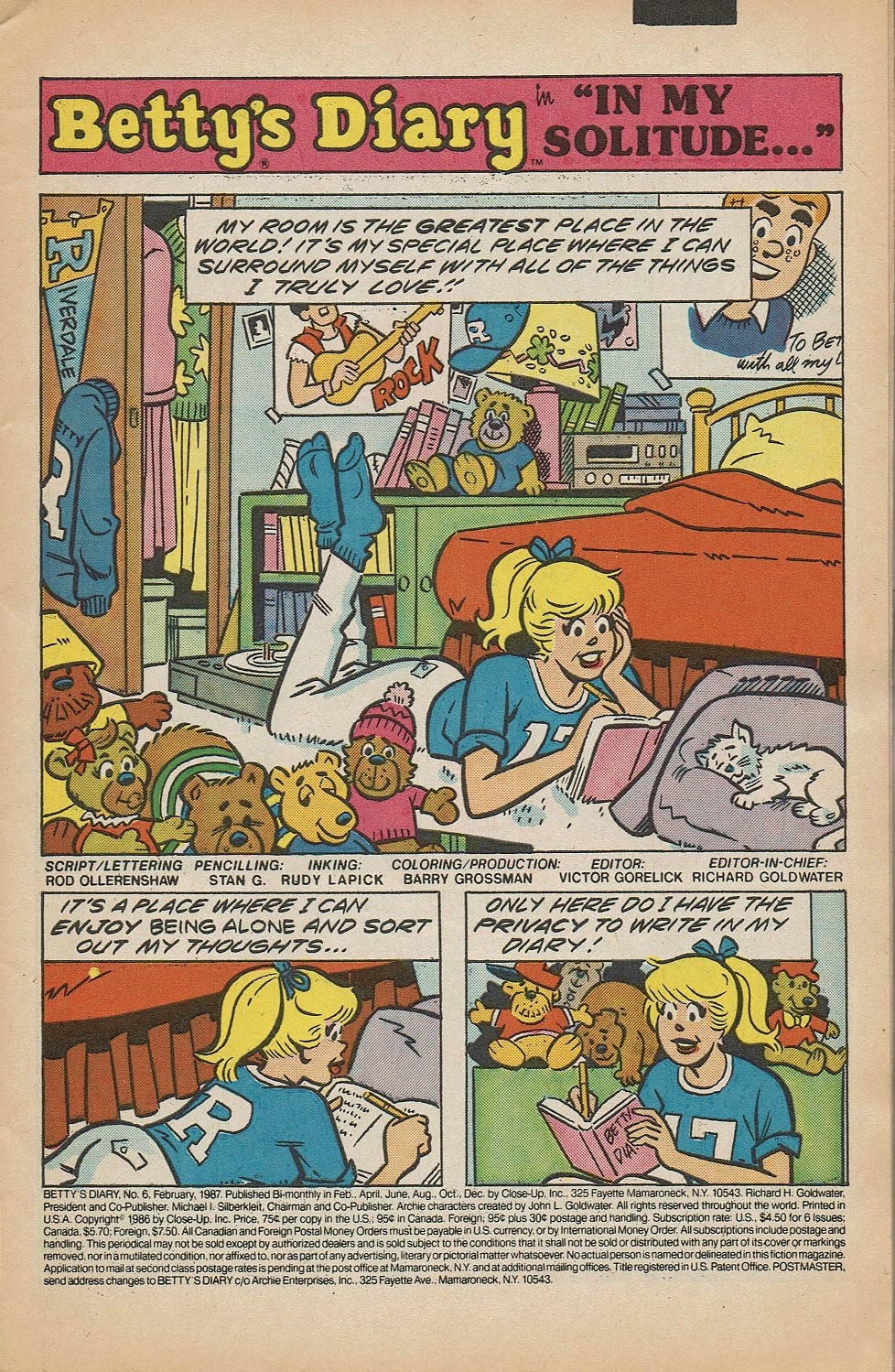 Read online Betty's Diary comic -  Issue #6 - 3