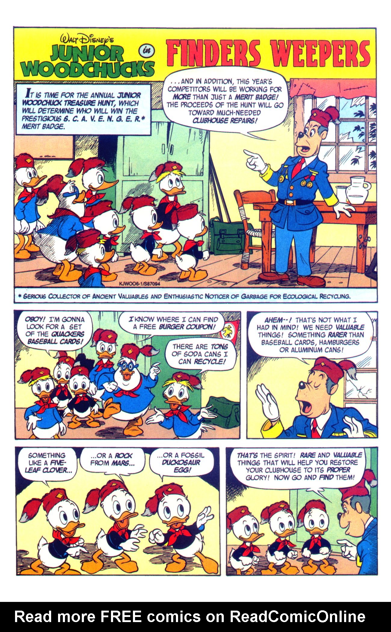 Read online Walt Disney's Junior Woodchucks Limited Series comic -  Issue #1 - 16