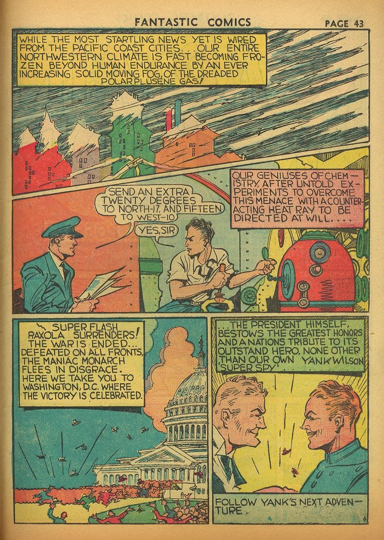 Read online Fantastic Comics comic -  Issue #1 - 44