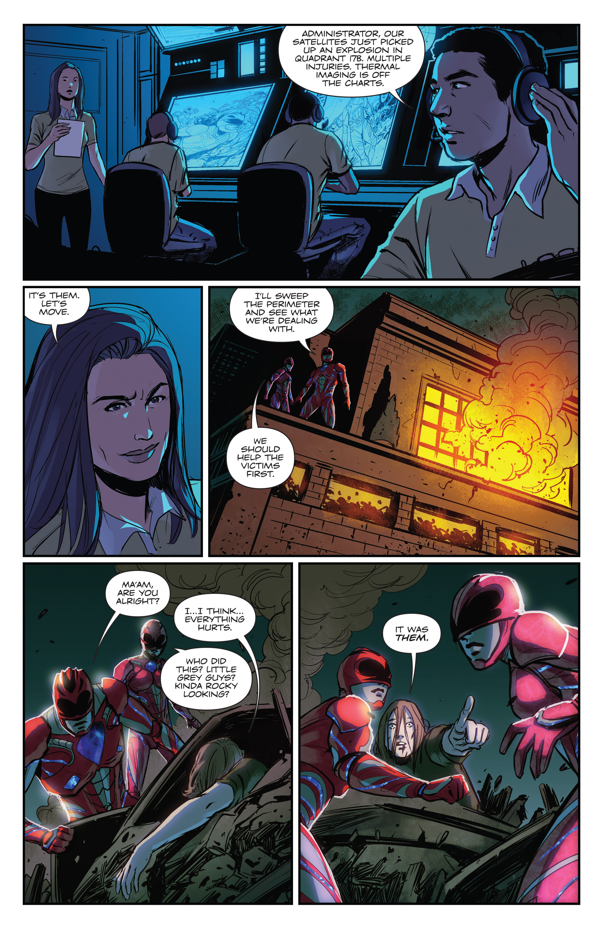 Read online Saban's Power Rangers: Aftershock comic -  Issue # Full - 23