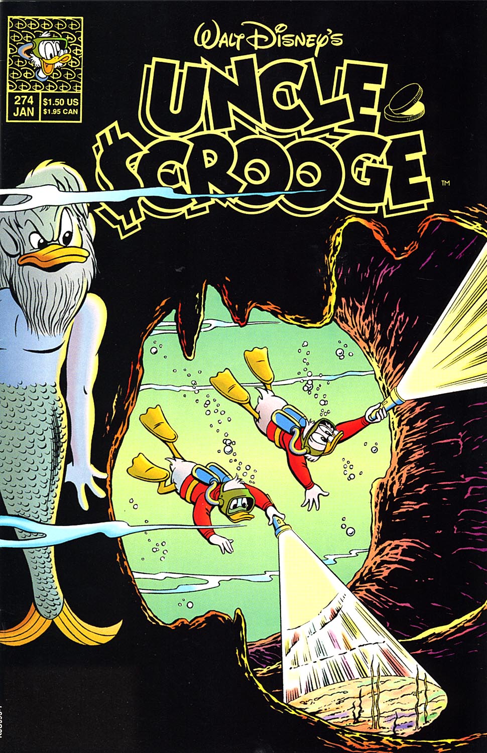 Read online Uncle Scrooge (1953) comic -  Issue #274 - 1