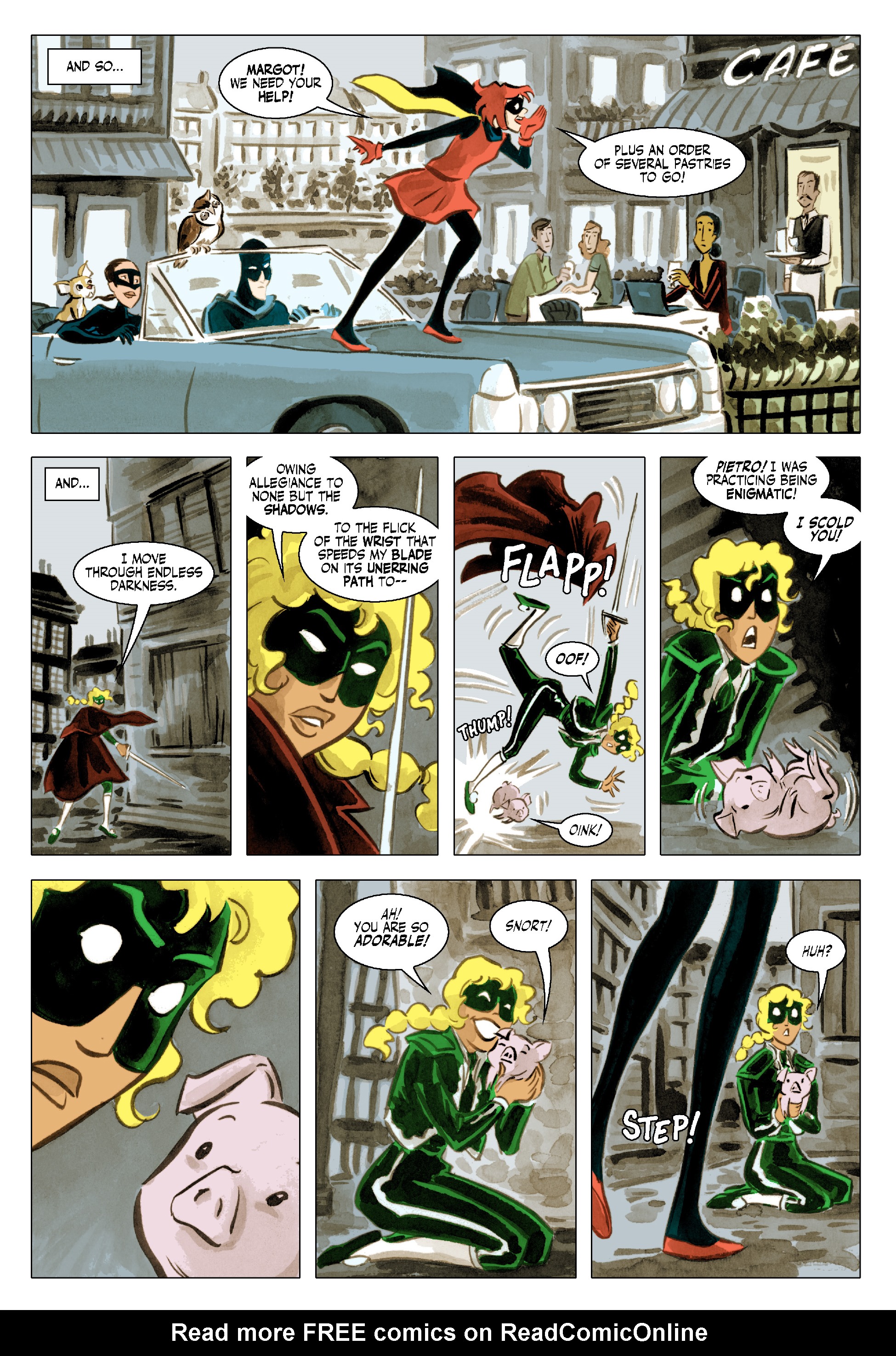 Read online Bandette (2012) comic -  Issue #19 - 12