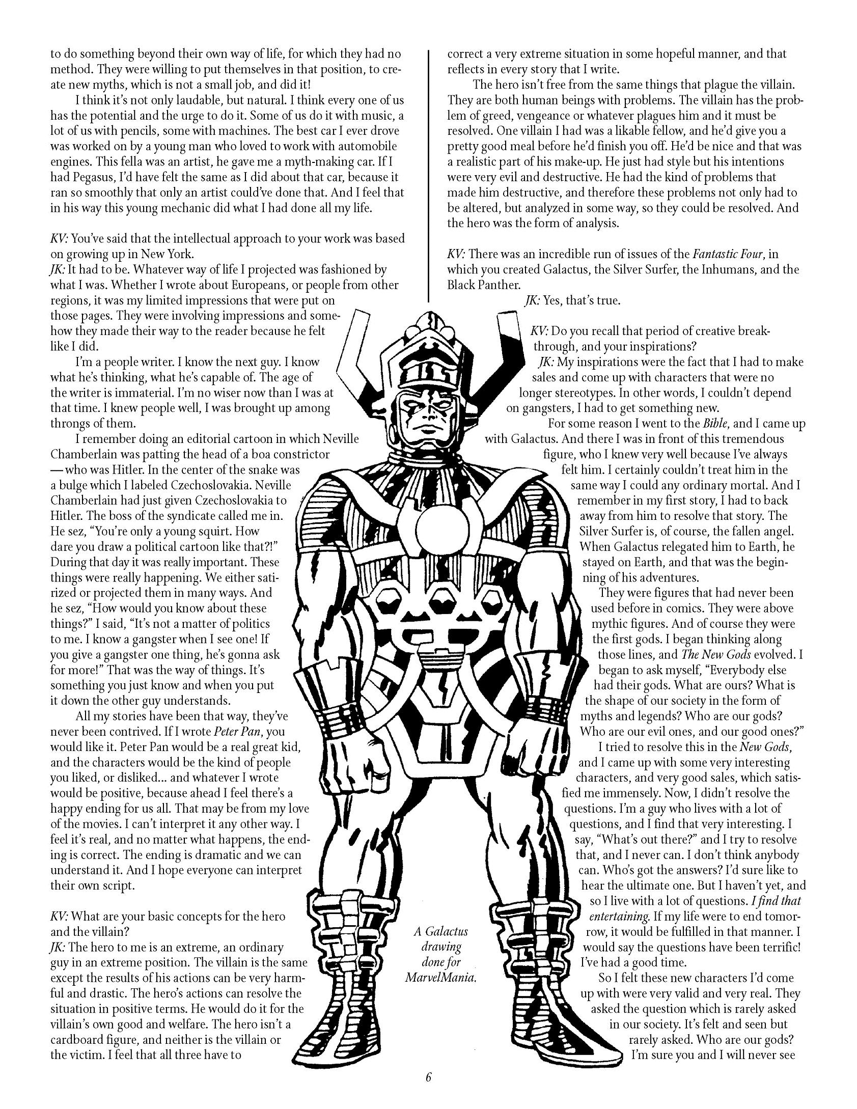 Read online The Jack Kirby Collector comic -  Issue #7 - 6